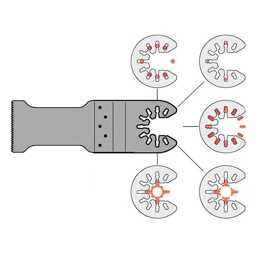 14Pieces saw Blade Oscillating Multi tool