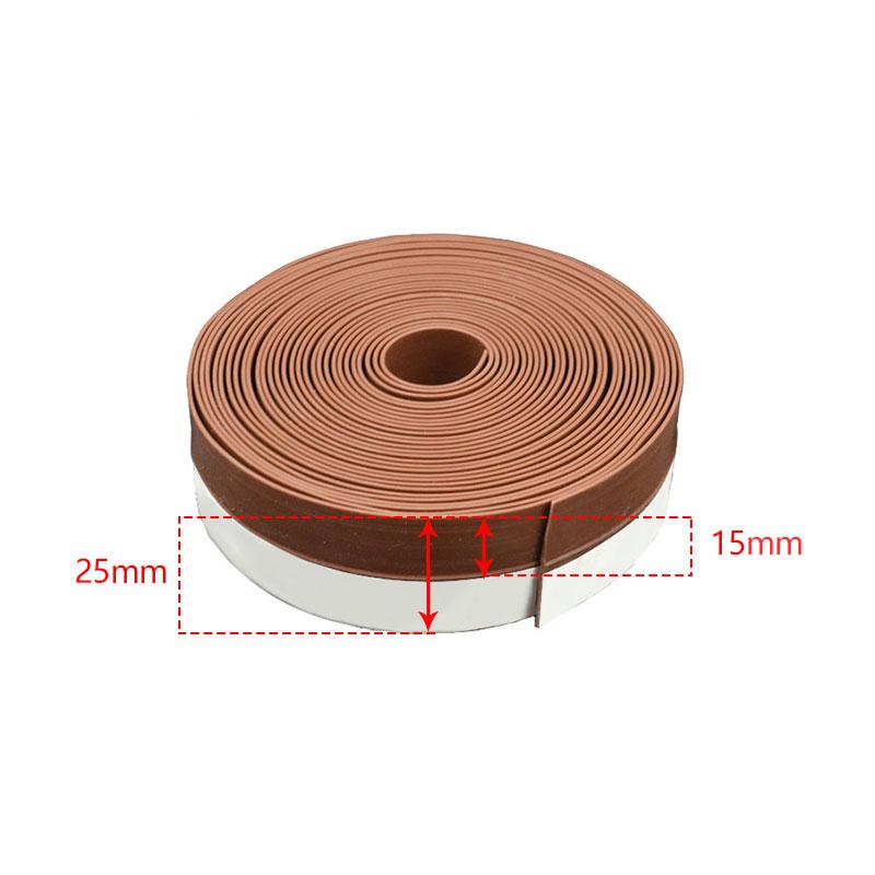 16Ft Self Adhesive Door Sealing Strip Weather Stripping 35MMx5M Brown