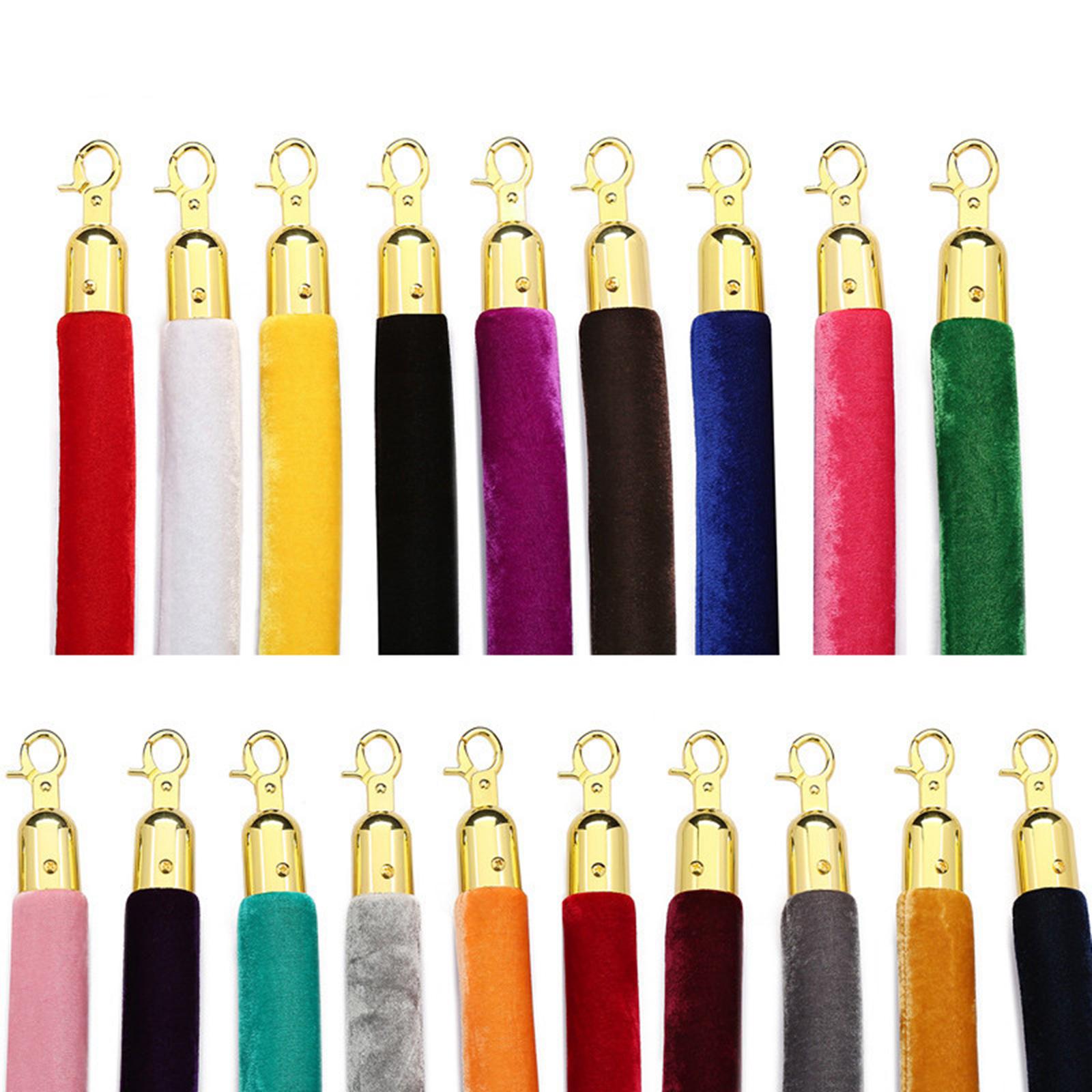 1Pcs Rope Velvet 1.5M Crowd Control for Exhibition Celebration Red