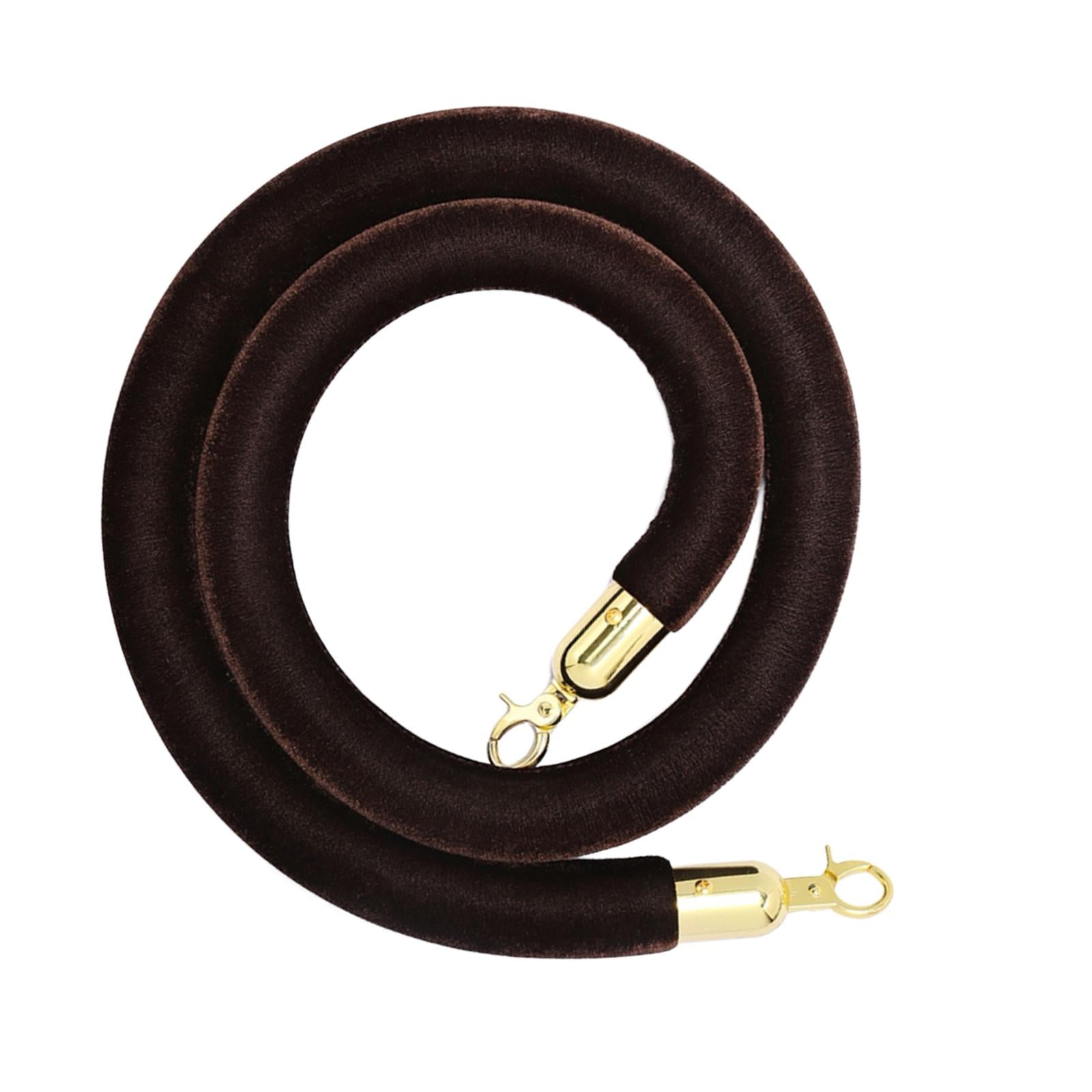 1Pcs Rope Velvet 1.5M Crowd Control for Exhibition Celebration Black