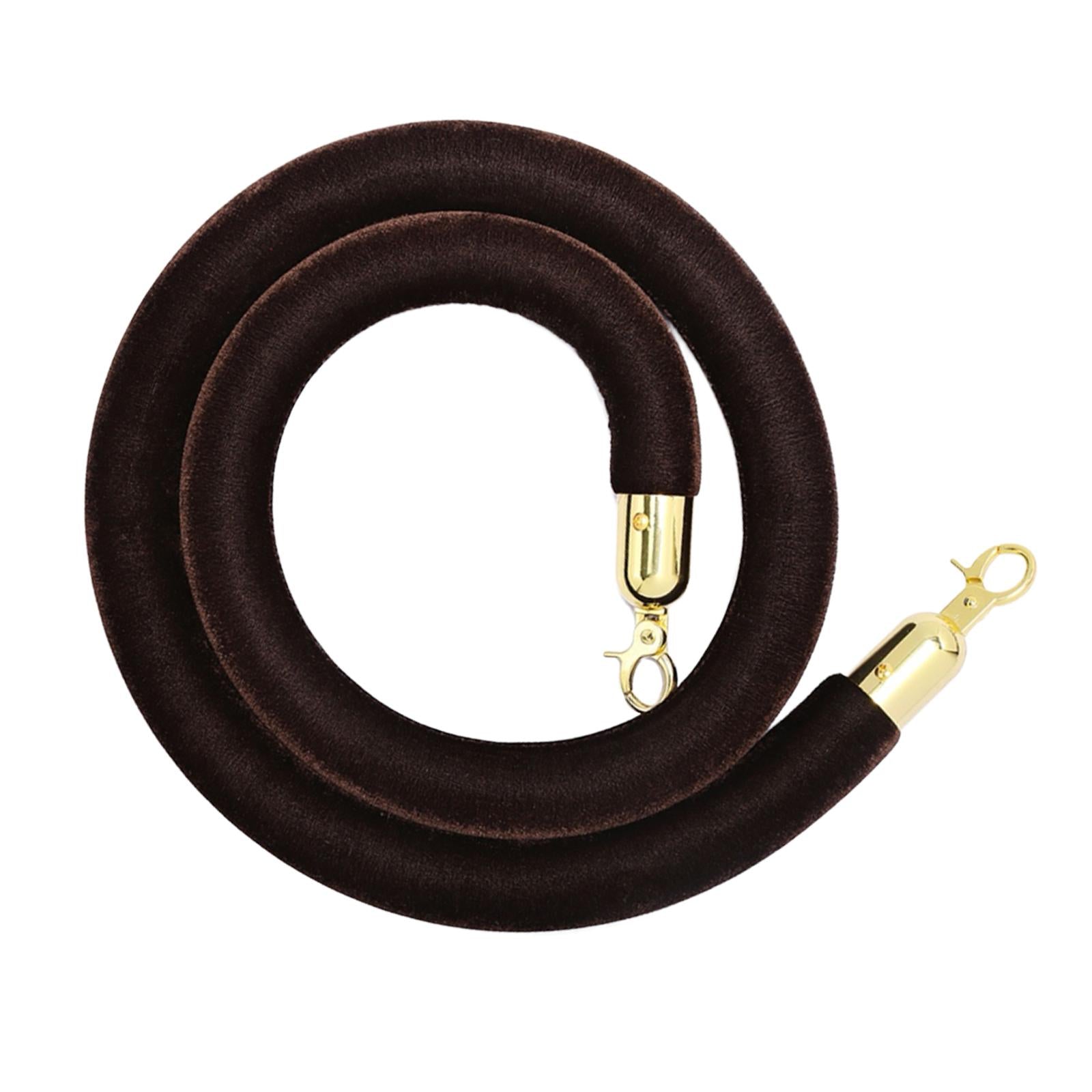 1Pcs Rope Velvet 1.5M Crowd Control for Exhibition Celebration Black