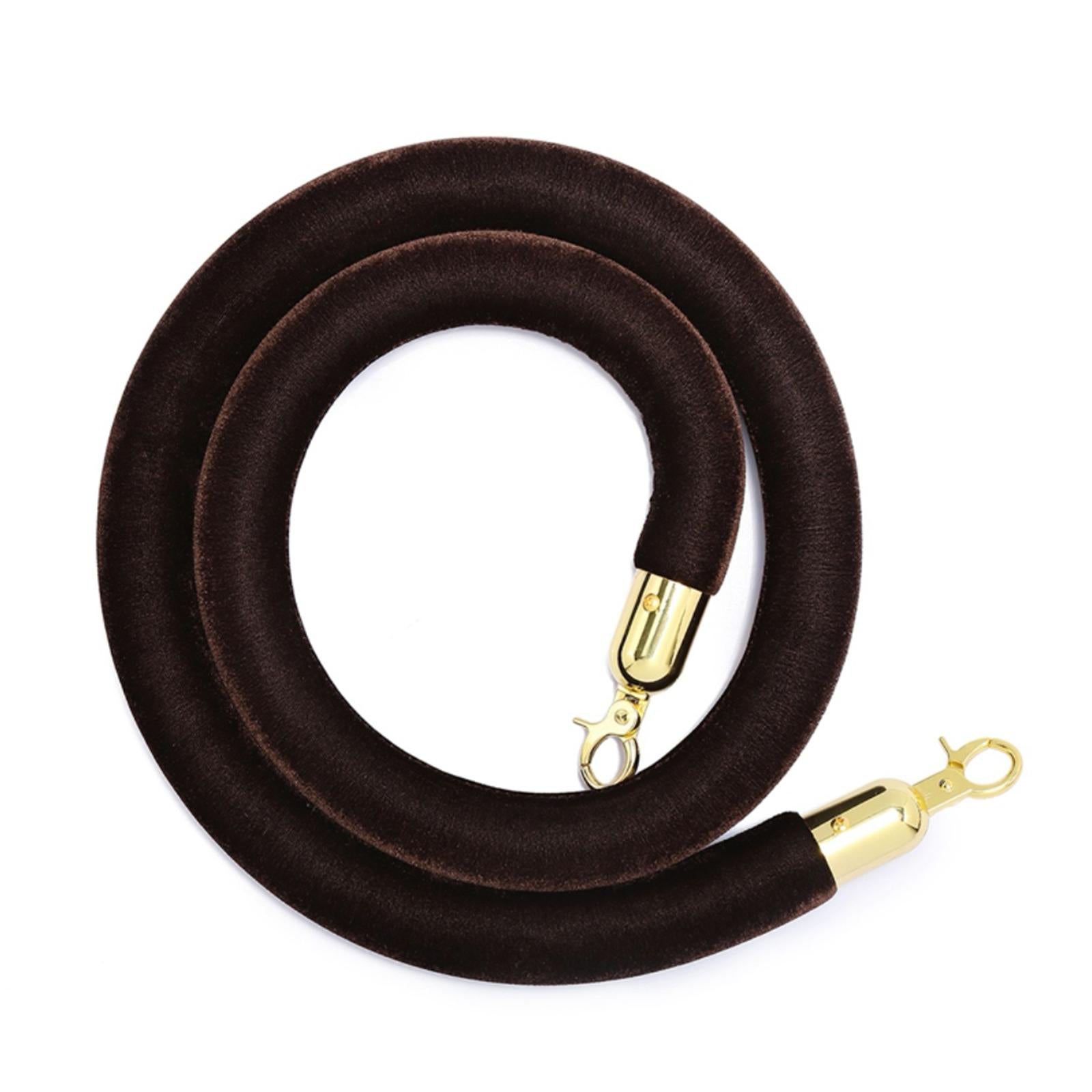 1Pcs Rope Velvet 1.5M Crowd Control for Exhibition Celebration Black