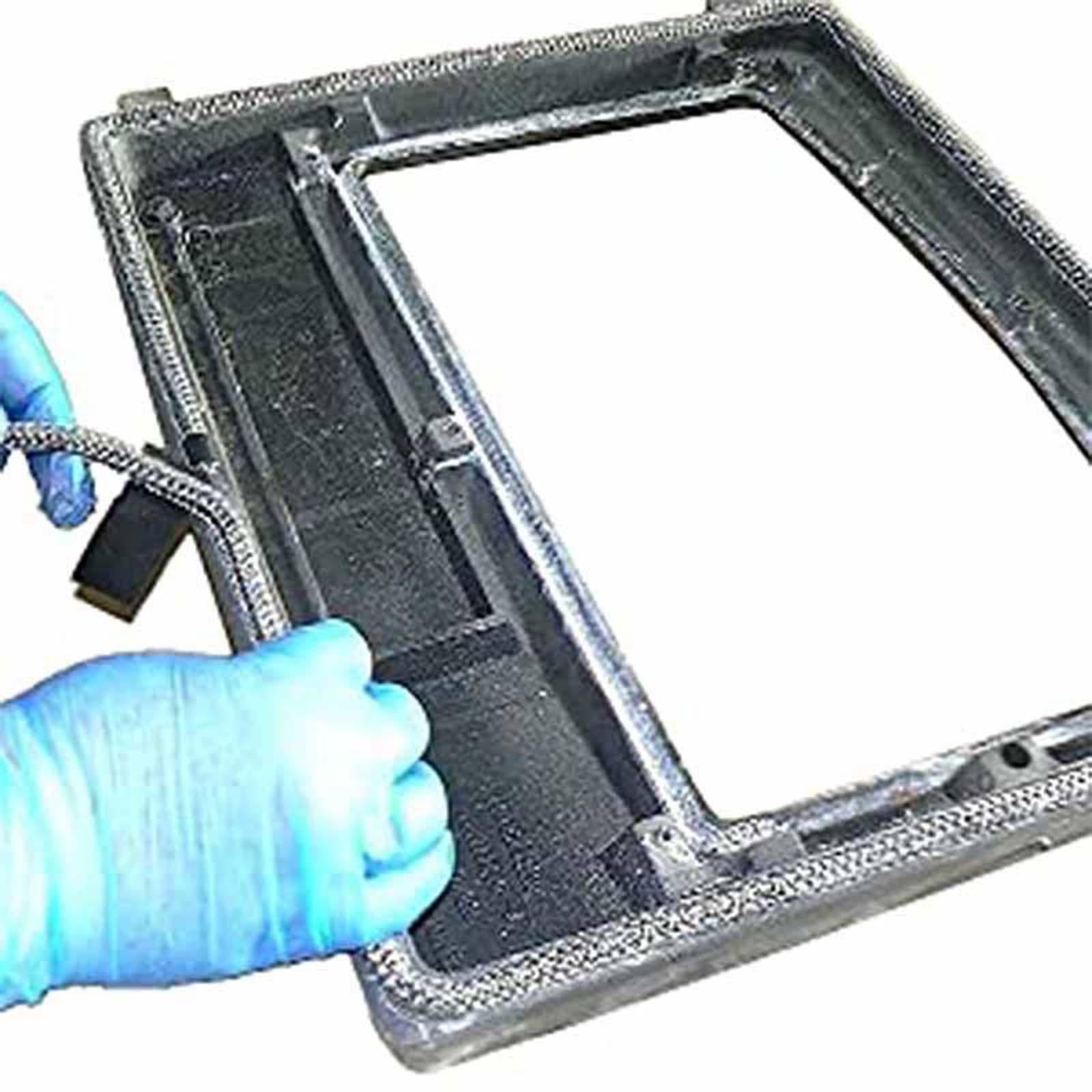 2.5Meters Wood Stove Door Seal Gasket Fire Resistance Black Gasket Cord 16mm