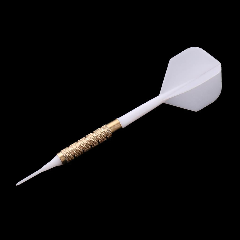 14 Grams Plastic Safety Soft Tip Dart for Electronic Soft Dartboard White