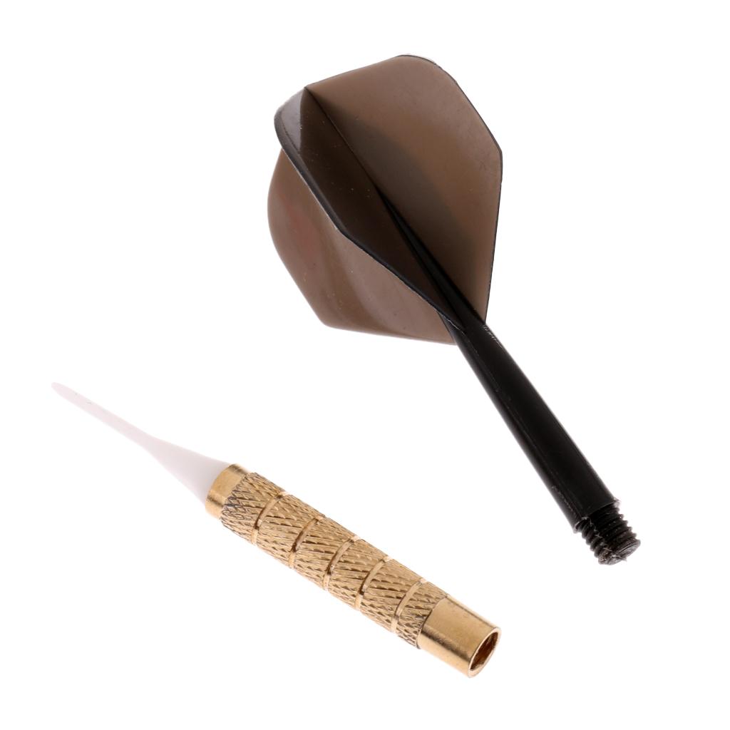 14 Grams Plastic Safety Soft Tip Dart for Electronic Soft Dartboard Black