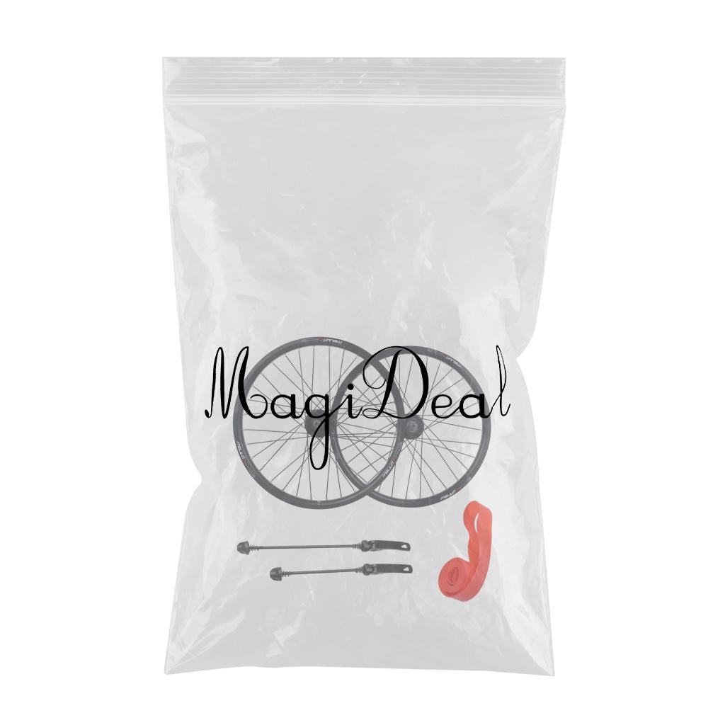 20 inch 1.25-2.215 Folding Bike Wheel Bicycle Wheelset Schrader Valve Black