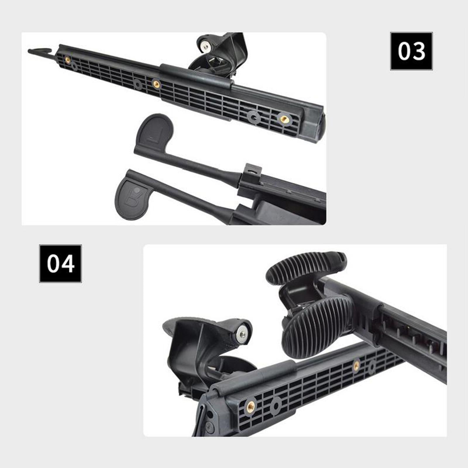 1 Pair Adjustable Kayak Footbrace Pedals Foot Pegs Footrest Rudder Control