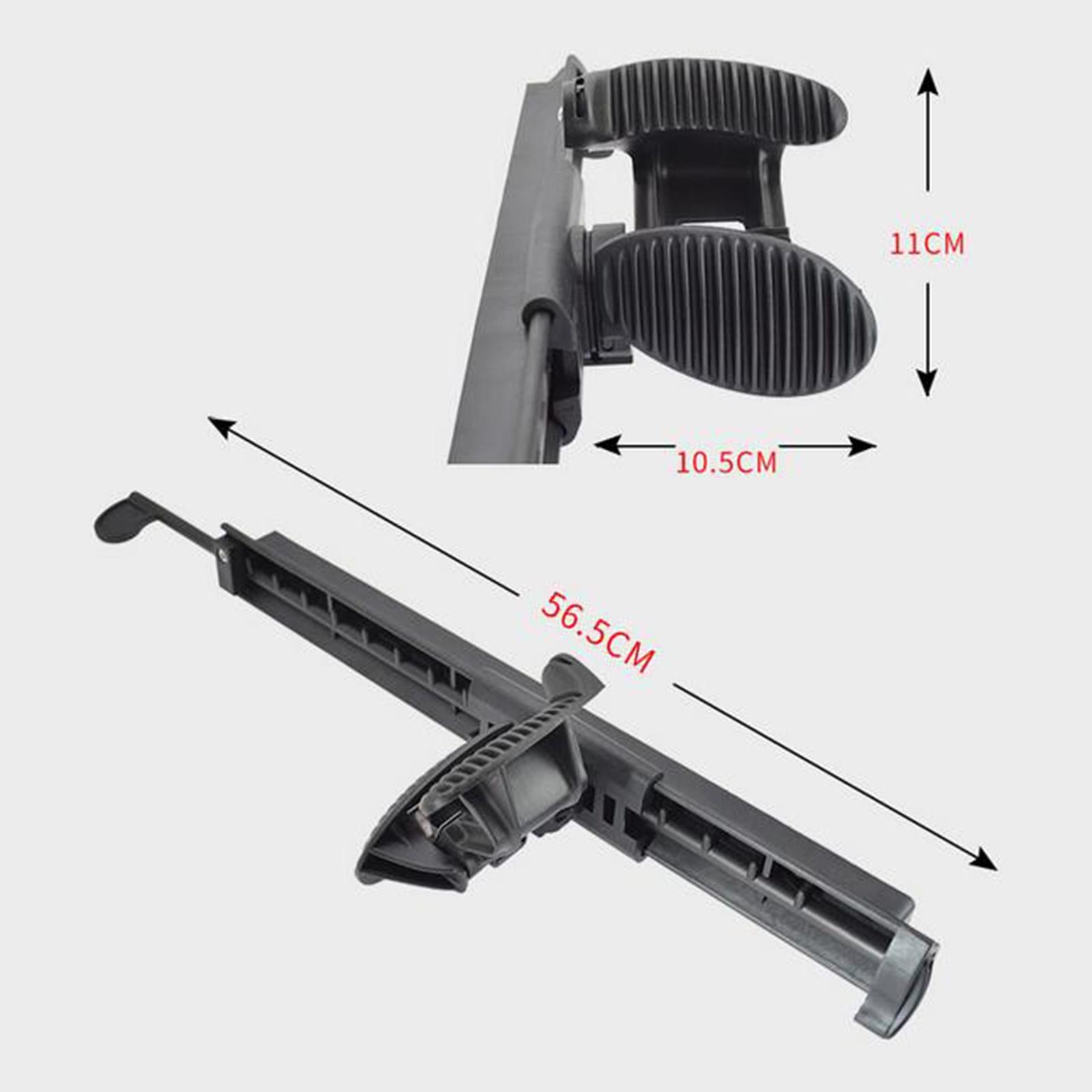 1 Pair Adjustable Kayak Footbrace Pedals Foot Pegs Footrest Rudder Control