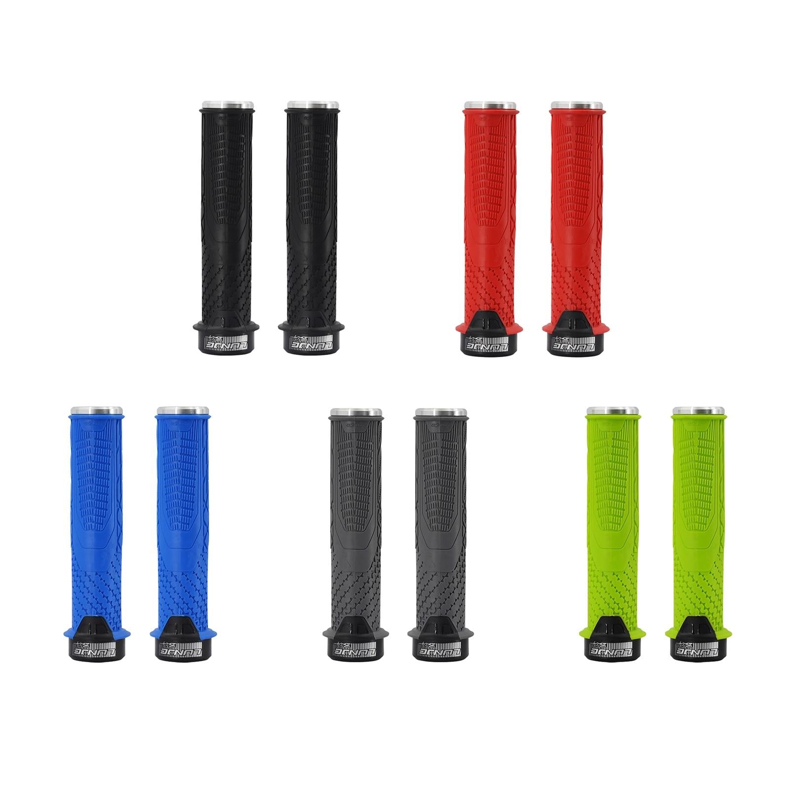1 Pair Cycling Bike Handle Grips Cover Bicycle MTB Handlebar Anti-slip Black