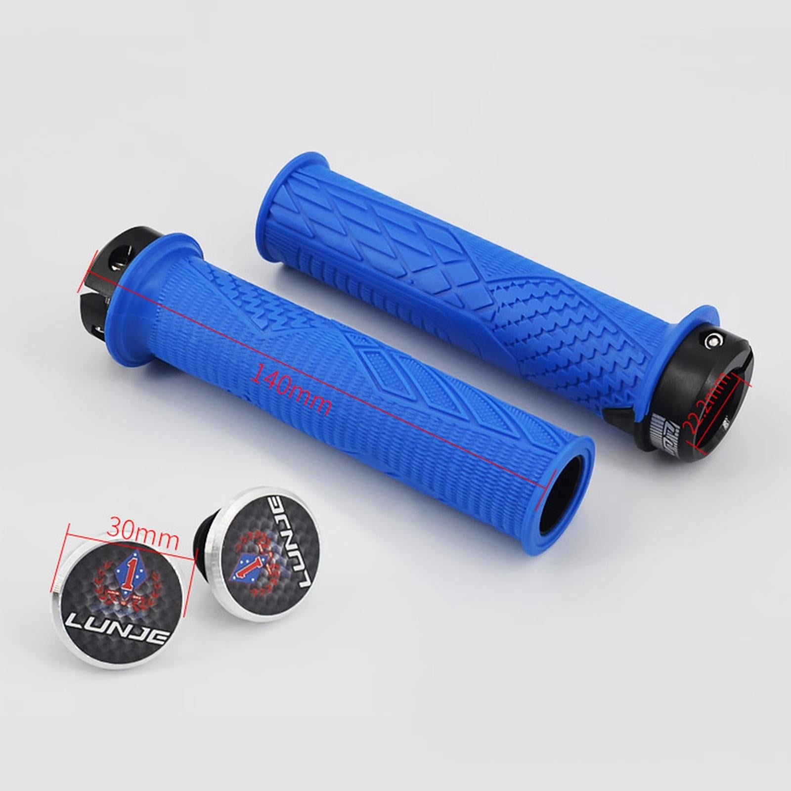 1 Pair Cycling Bike Handle Grips Cover Bicycle MTB Handlebar Anti-slip Grey