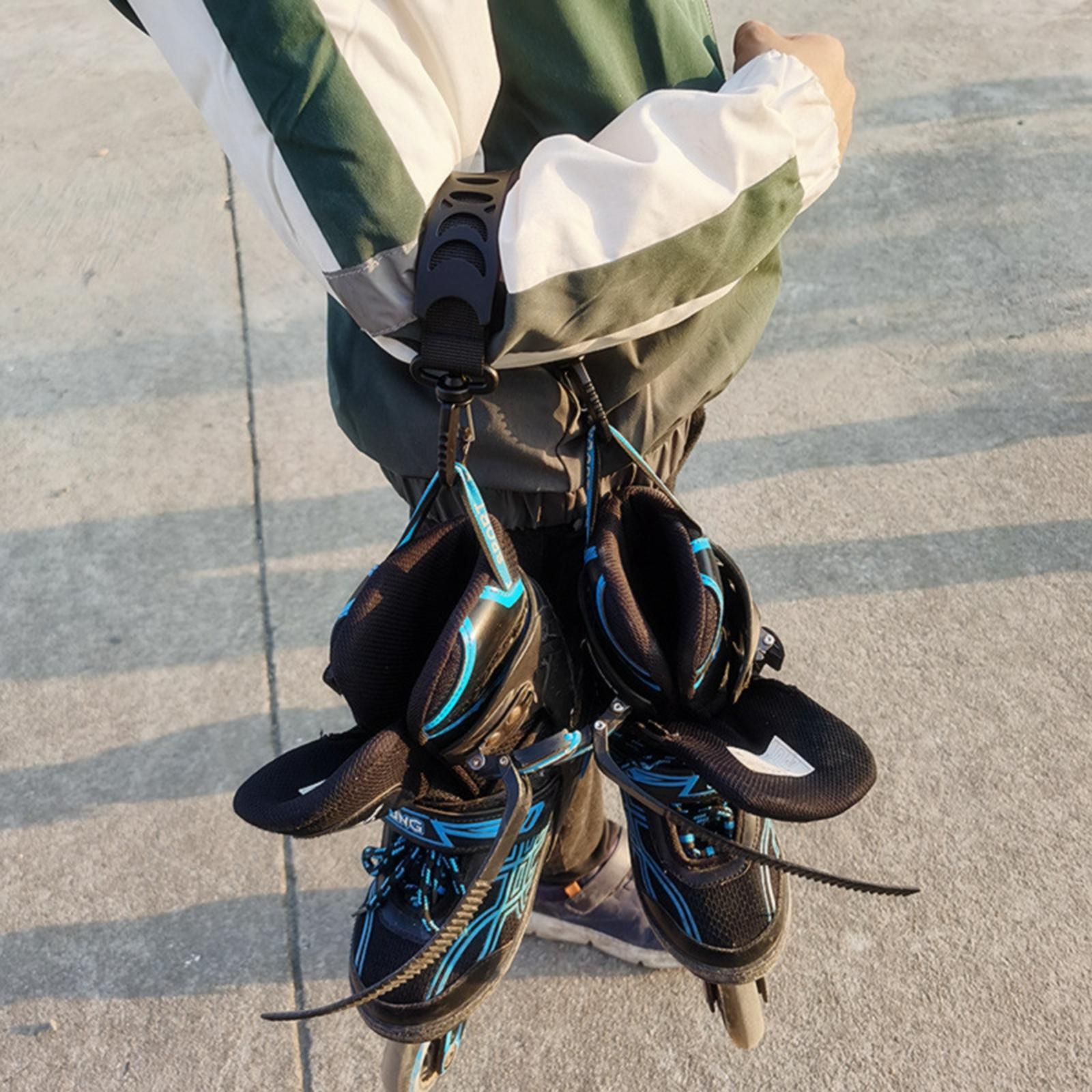 1PC Skating Shoes Carrier Strap Durable Roller Skate Hanging Handle Bucke Red