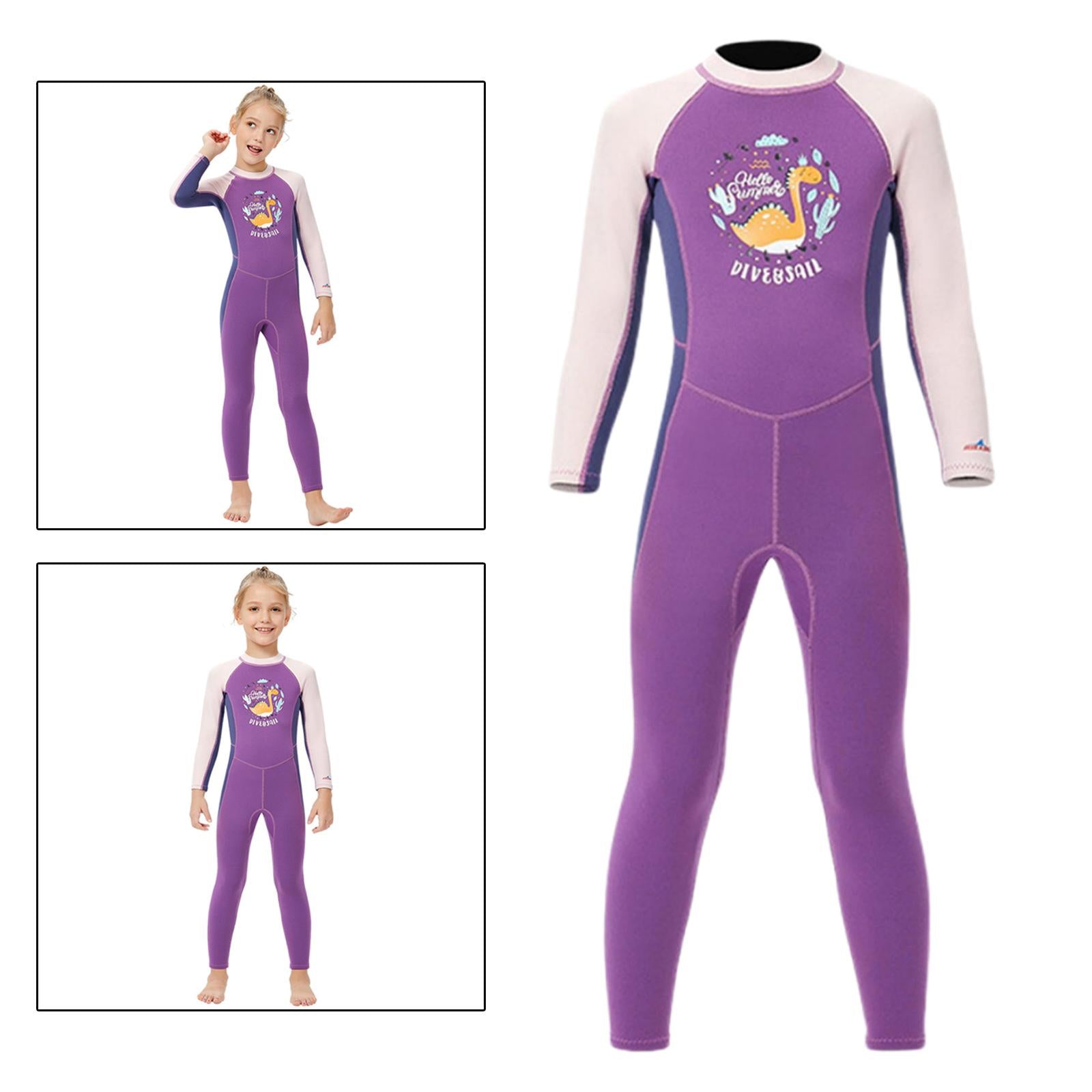 2.5mm Kids Junior Wetsuit Boys Girls Kayak Wet Suit Surf Suit Full Body S