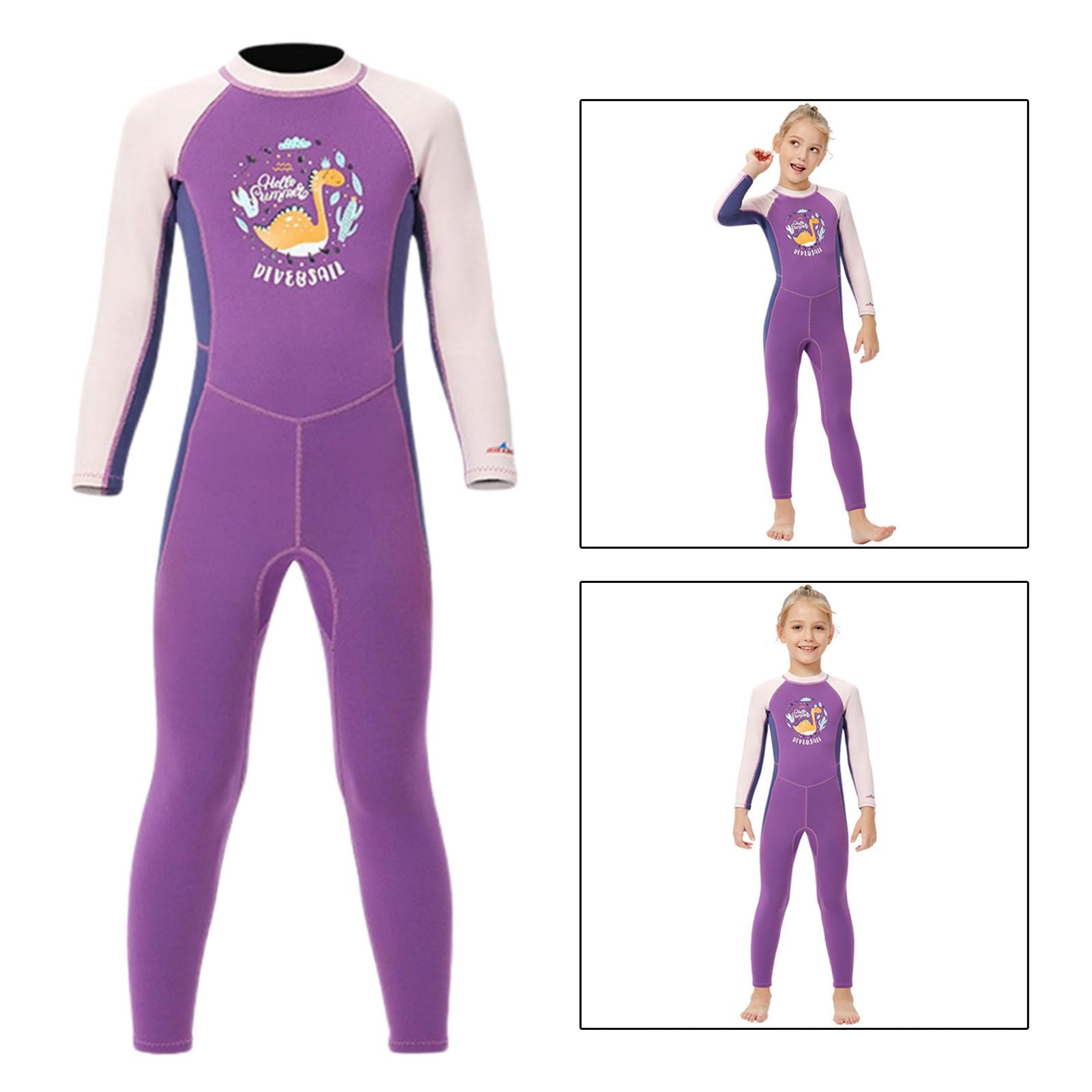 2.5mm Kids Junior Wetsuit Boys Girls Kayak Wet Suit Surf Suit Full Body S
