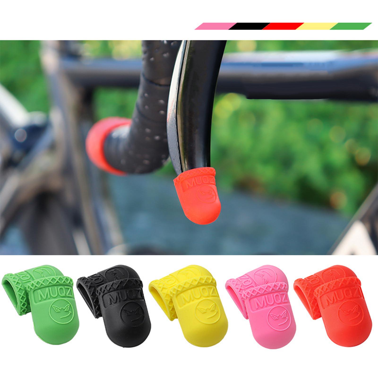 1 Pair Unisex Bicycle Brake Lever Cover Road Bike Protectors Black