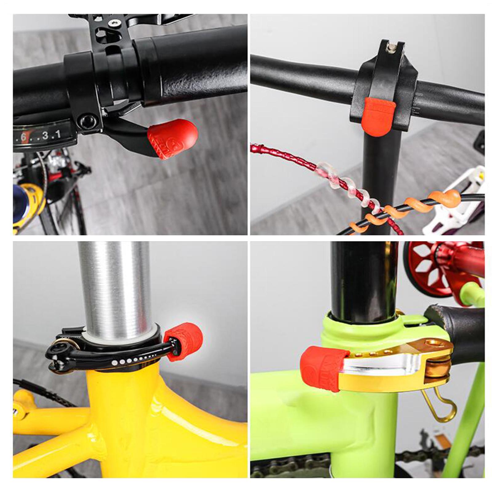 1 Pair Unisex Bicycle Brake Lever Cover Road Bike Protectors Red