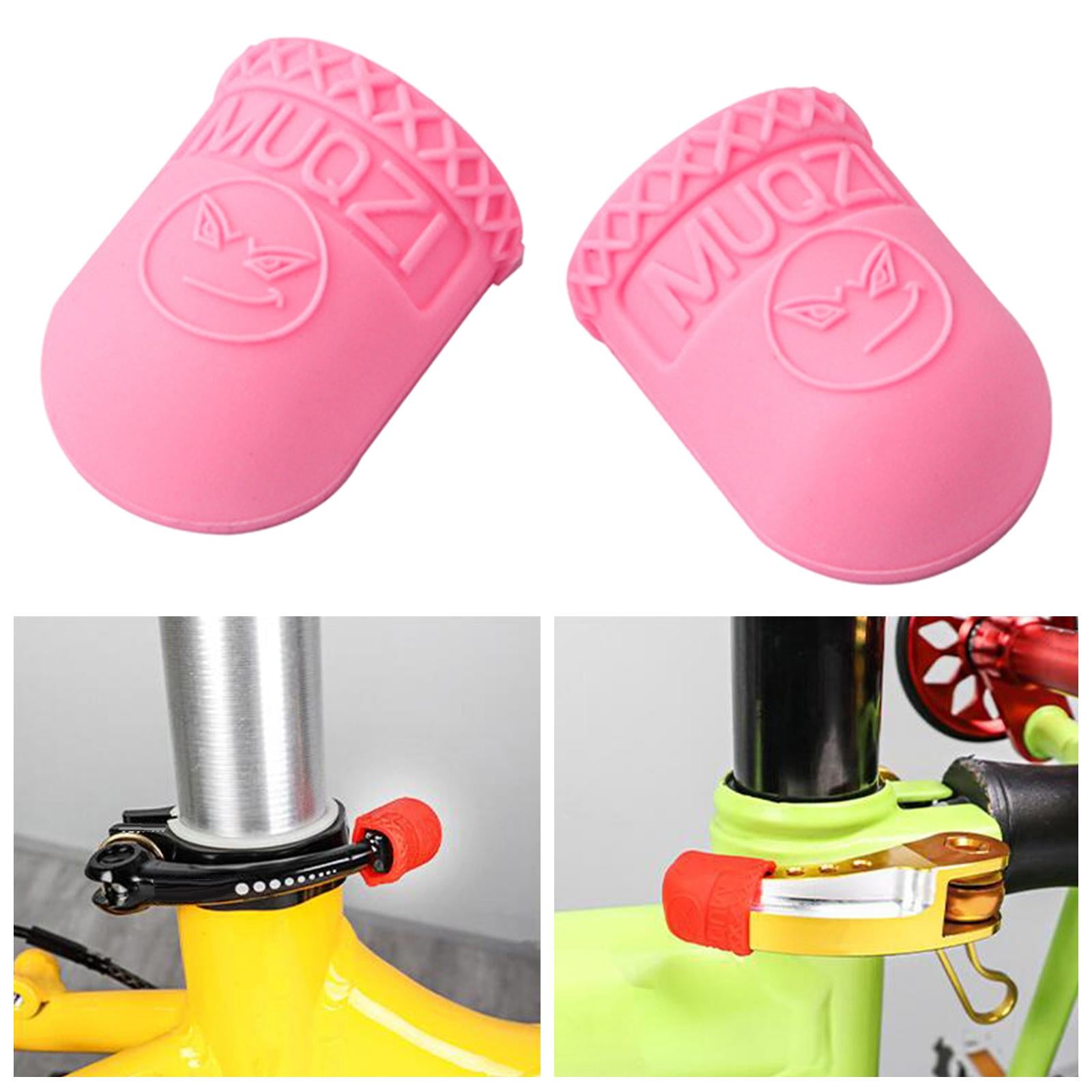 1 Pair Unisex Bicycle Brake Lever Cover Road Bike Protectors Pink