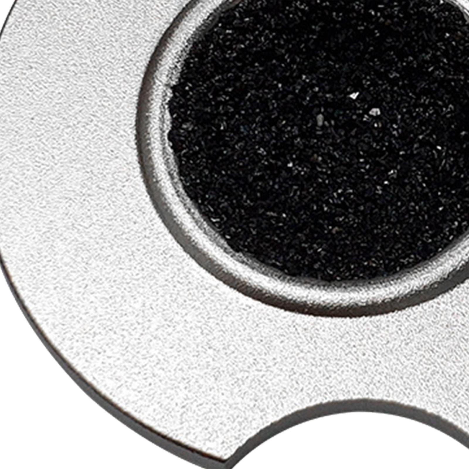 1x Shaper File Snooker Scrub Burnisher Cue Tip Sander for Billiard Pool Silver