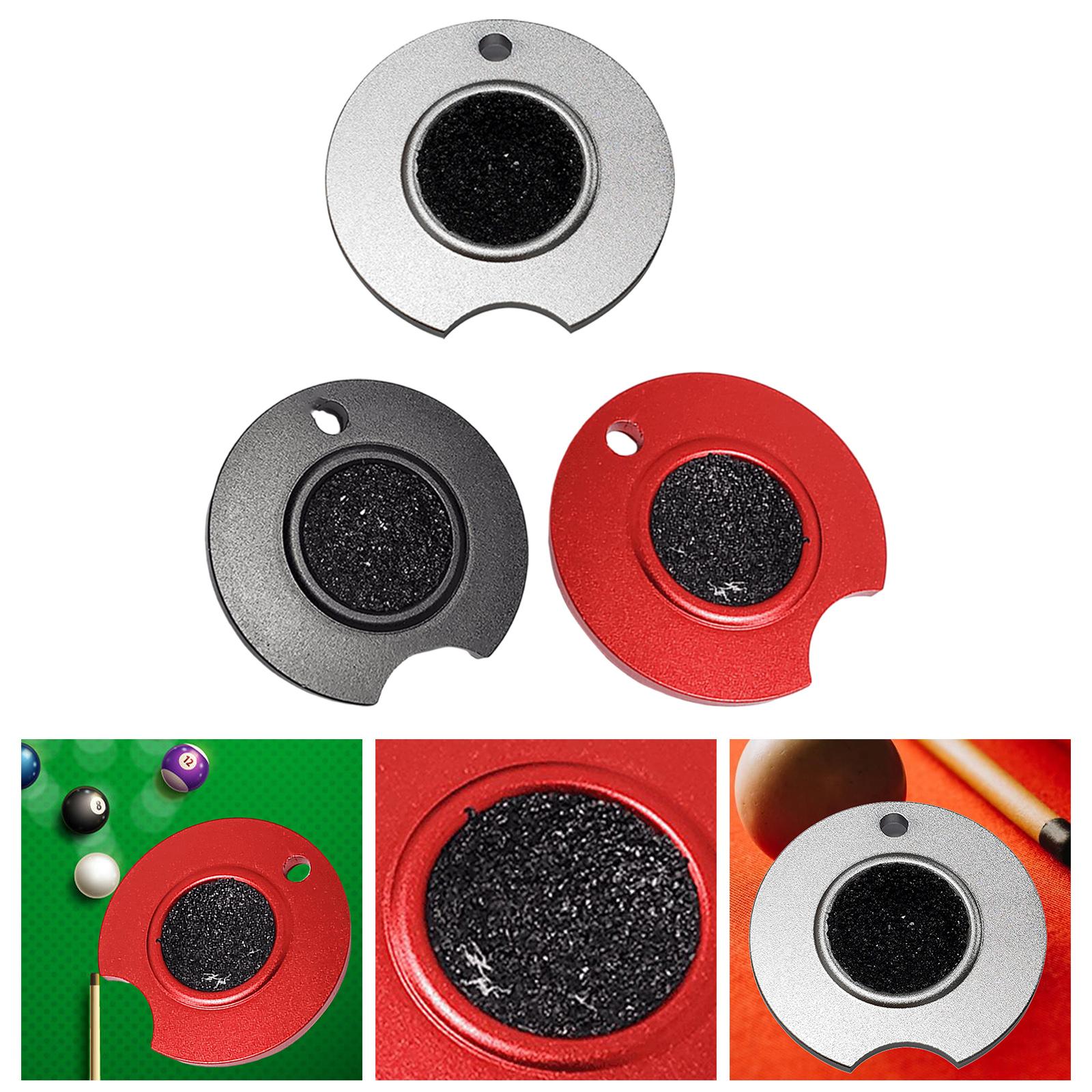 1x Shaper File Snooker Scrub Burnisher Cue Tip Sander for Billiard Pool Silver