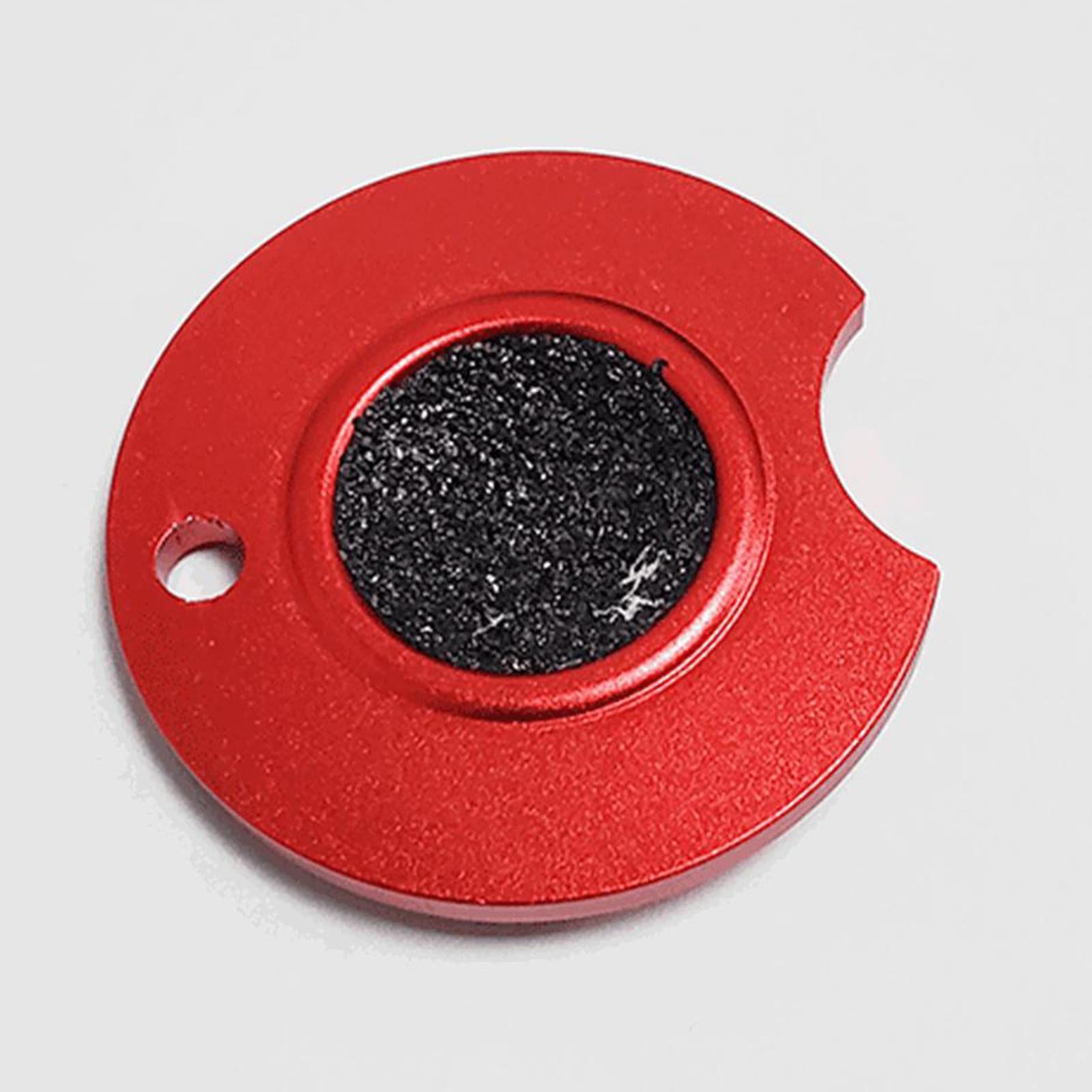 1x Shaper File Snooker Scrub Burnisher Cue Tip Sander for Billiard Pool Red