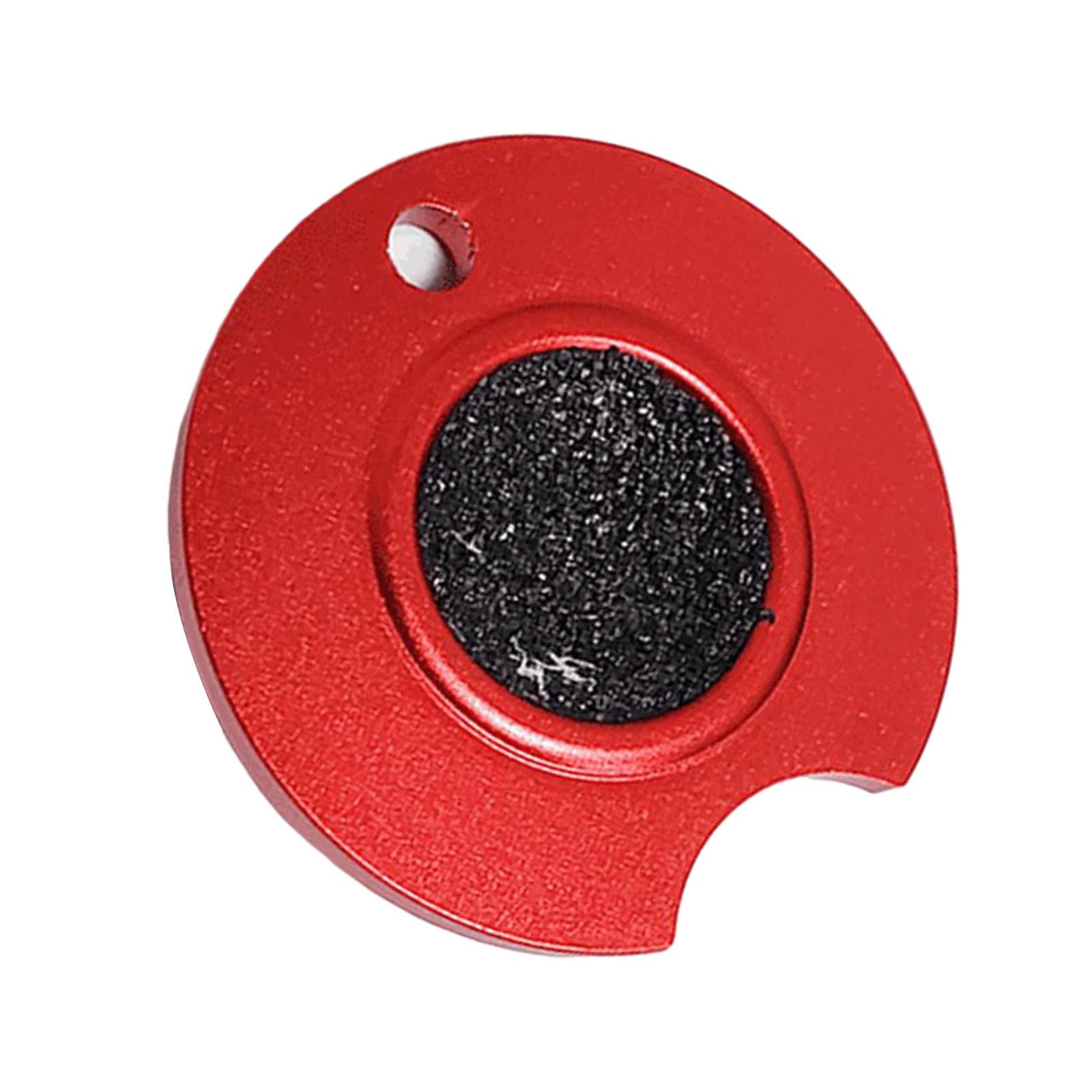 1x Shaper File Snooker Scrub Burnisher Cue Tip Sander for Billiard Pool Red