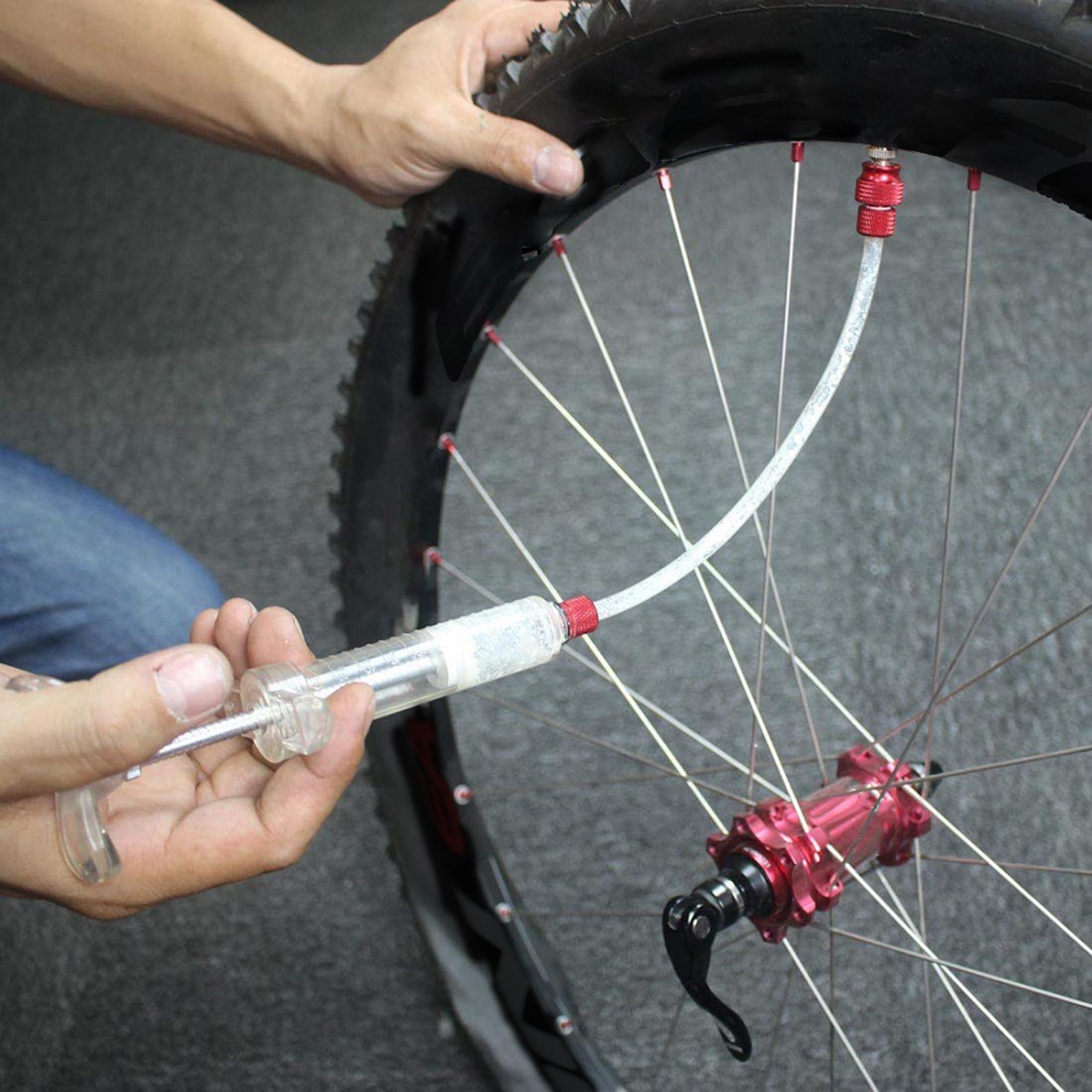 1 Set Sealant Injector Tubeless Tyre PVC for Cycling Bike Mountain Bike