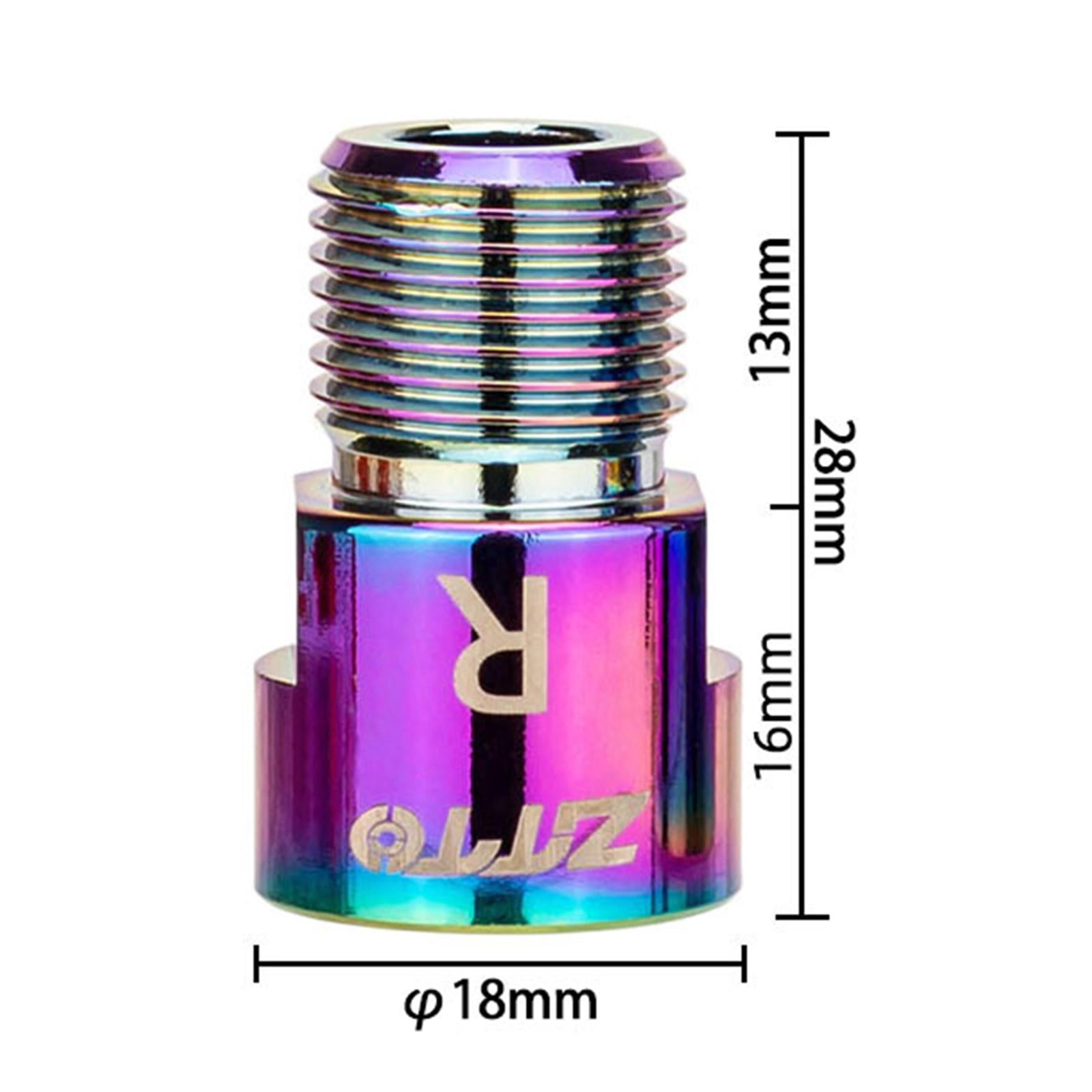 1Pair Bike Pedal extenders 9/16inch Cycling Accessories Spacers Kit 16MM