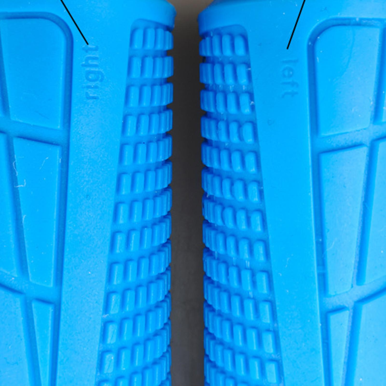 1 Pair Durable Bike Handlebar Grips Anti Slip MTB Cycling Handle Light blue