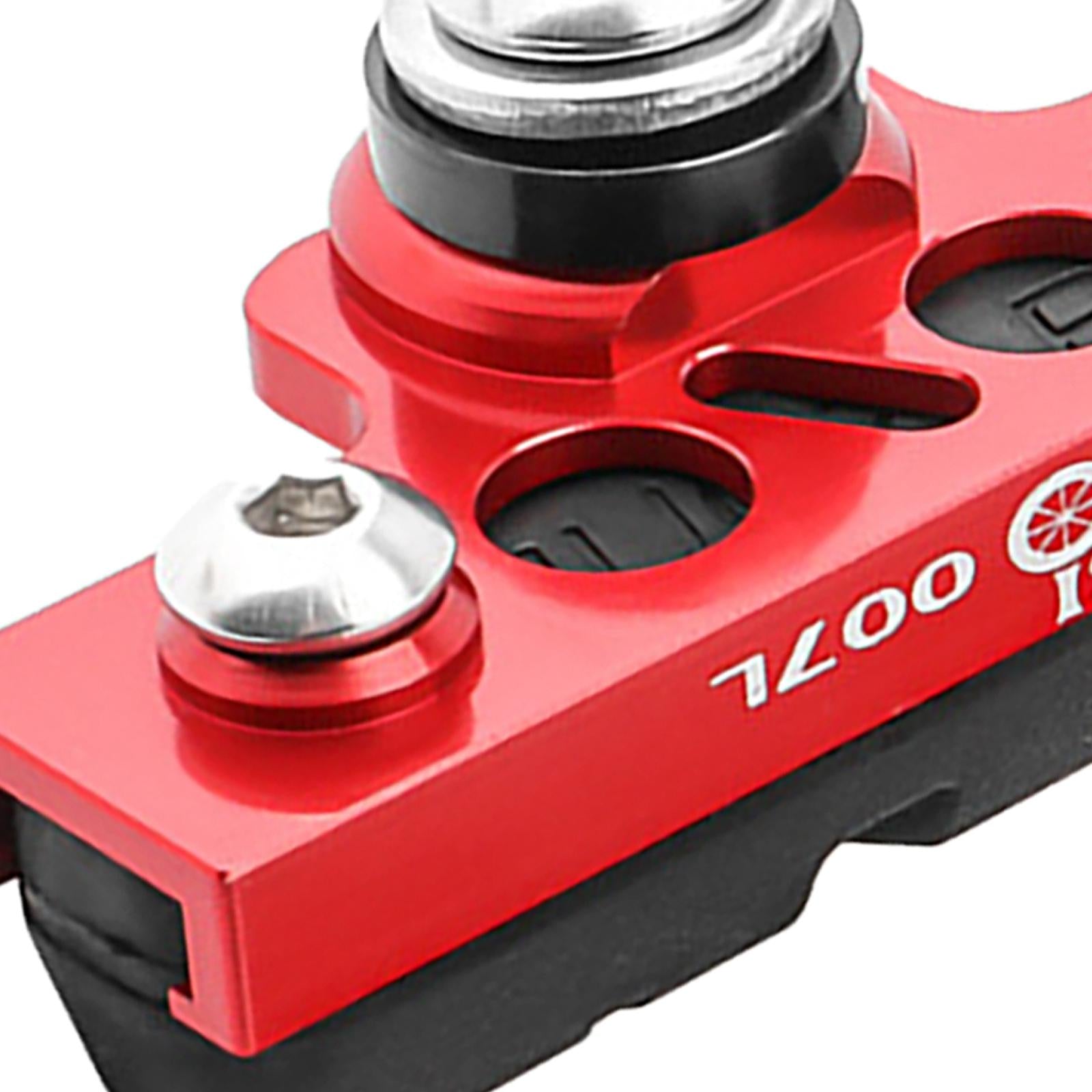 1 Pair Durable Brake Blocks Shoes Drawer Type Bicycle Brake Pads Red Black