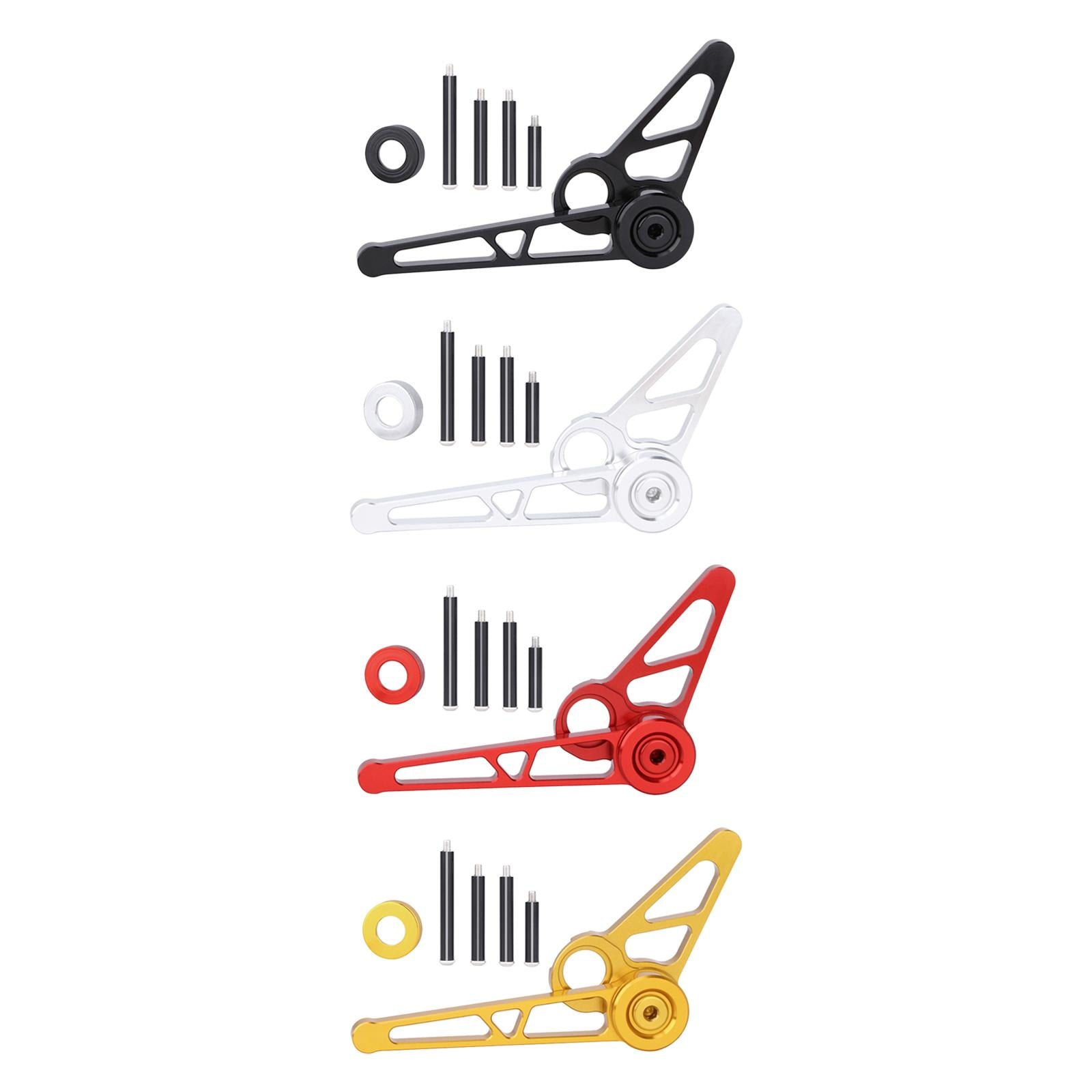 1-6 Speed Chain Tensioner Folding Bike Bicycle Stabilizer Black