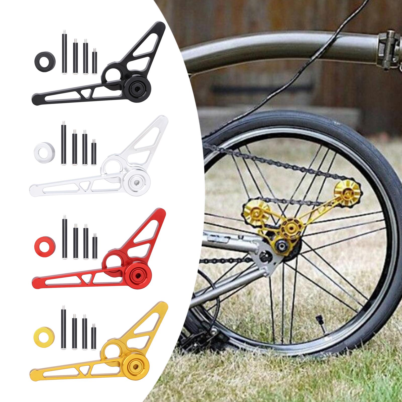 1-6 Speed Chain Tensioner Folding Bike Bicycle Stabilizer Black