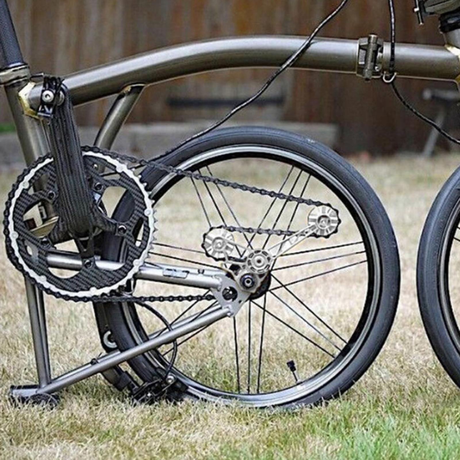 1-6 Speed Chain Tensioner Folding Bike Bicycle Stabilizer Silver