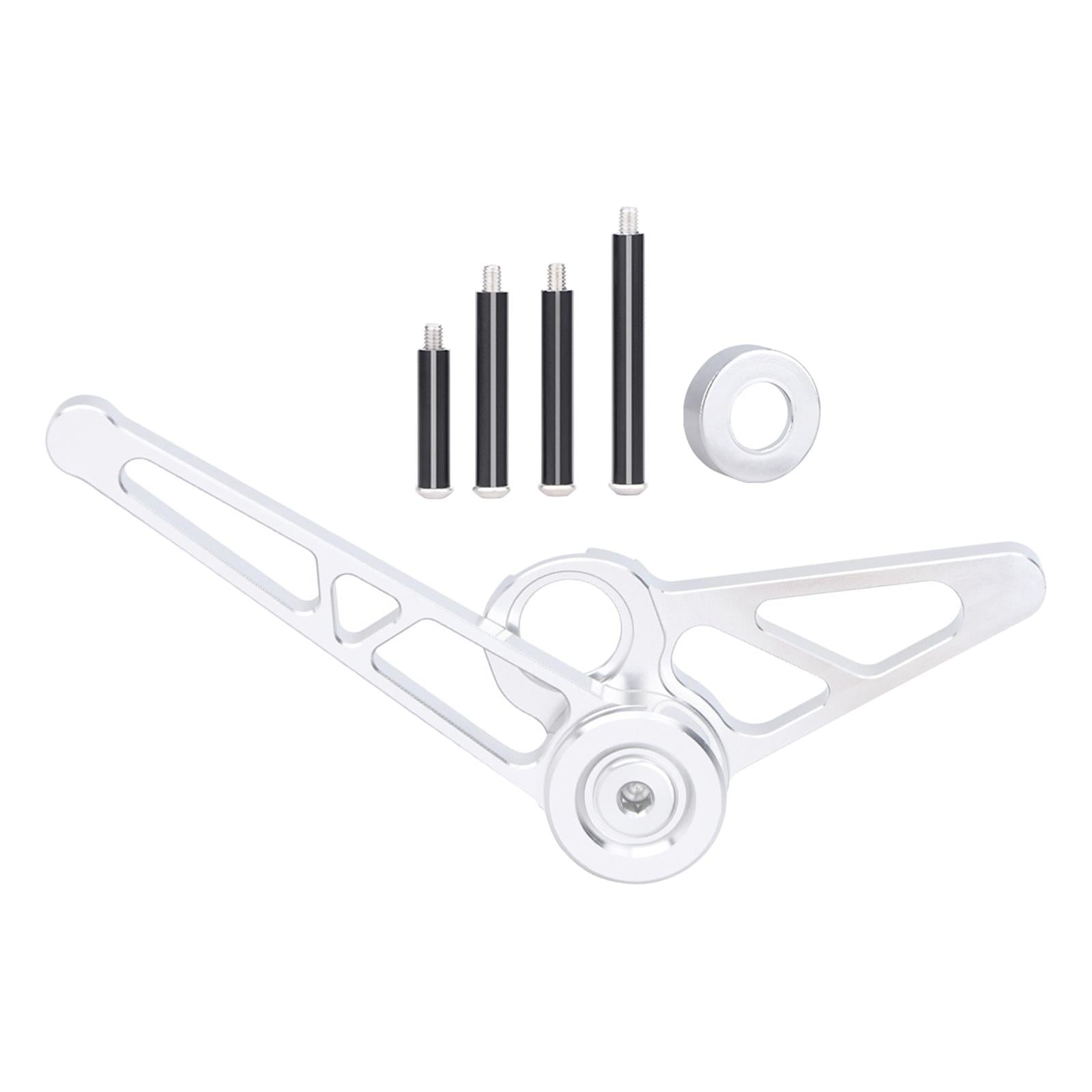 1-6 Speed Chain Tensioner Folding Bike Bicycle Stabilizer Silver