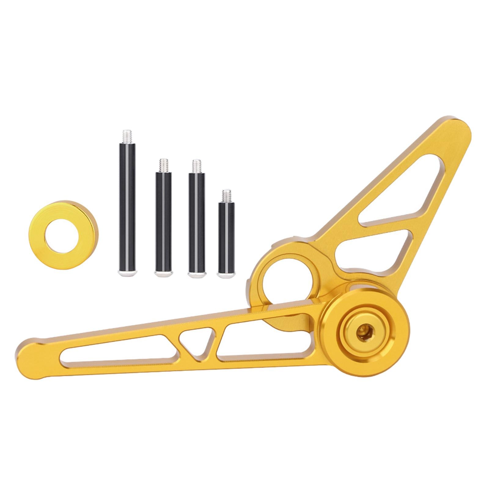 1-6 Speed Chain Tensioner Folding Bike Bicycle Stabilizer Gold