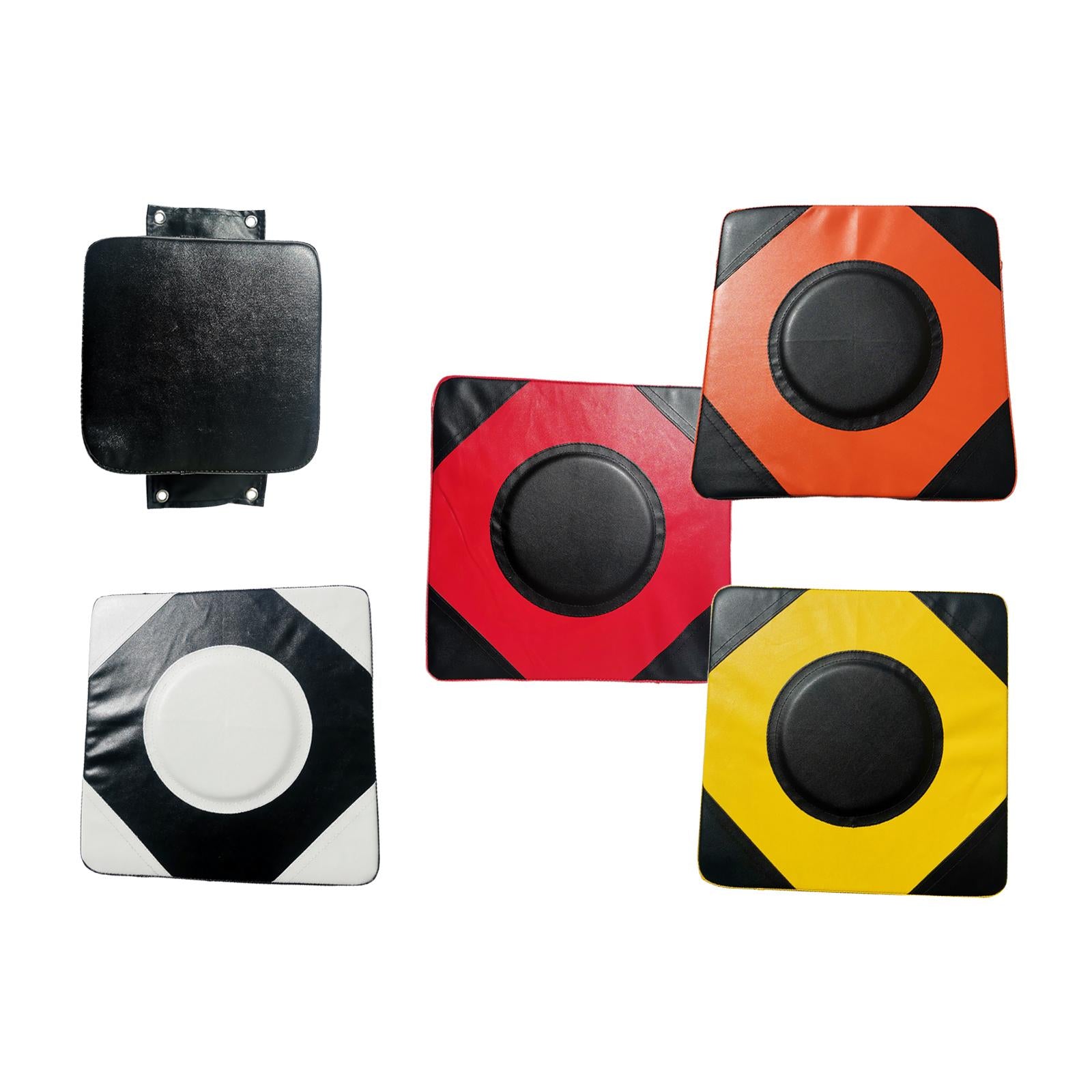 1Pcs Wall Focus Target Punch Boxing Bag Square Foam Taekwondo for Outdoor Black Red