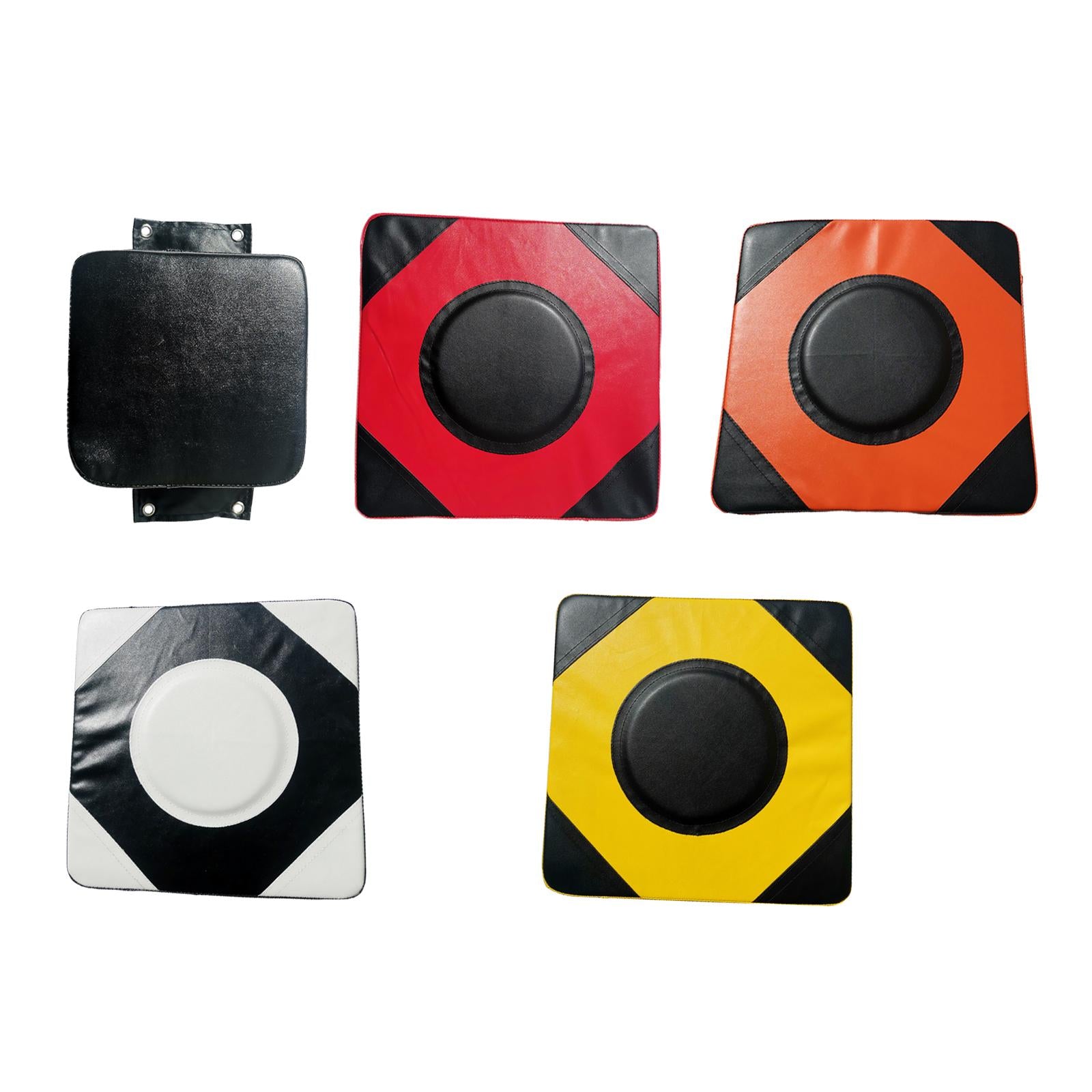 1Pcs Wall Focus Target Punch Boxing Bag Square Foam Taekwondo for Outdoor Black Red