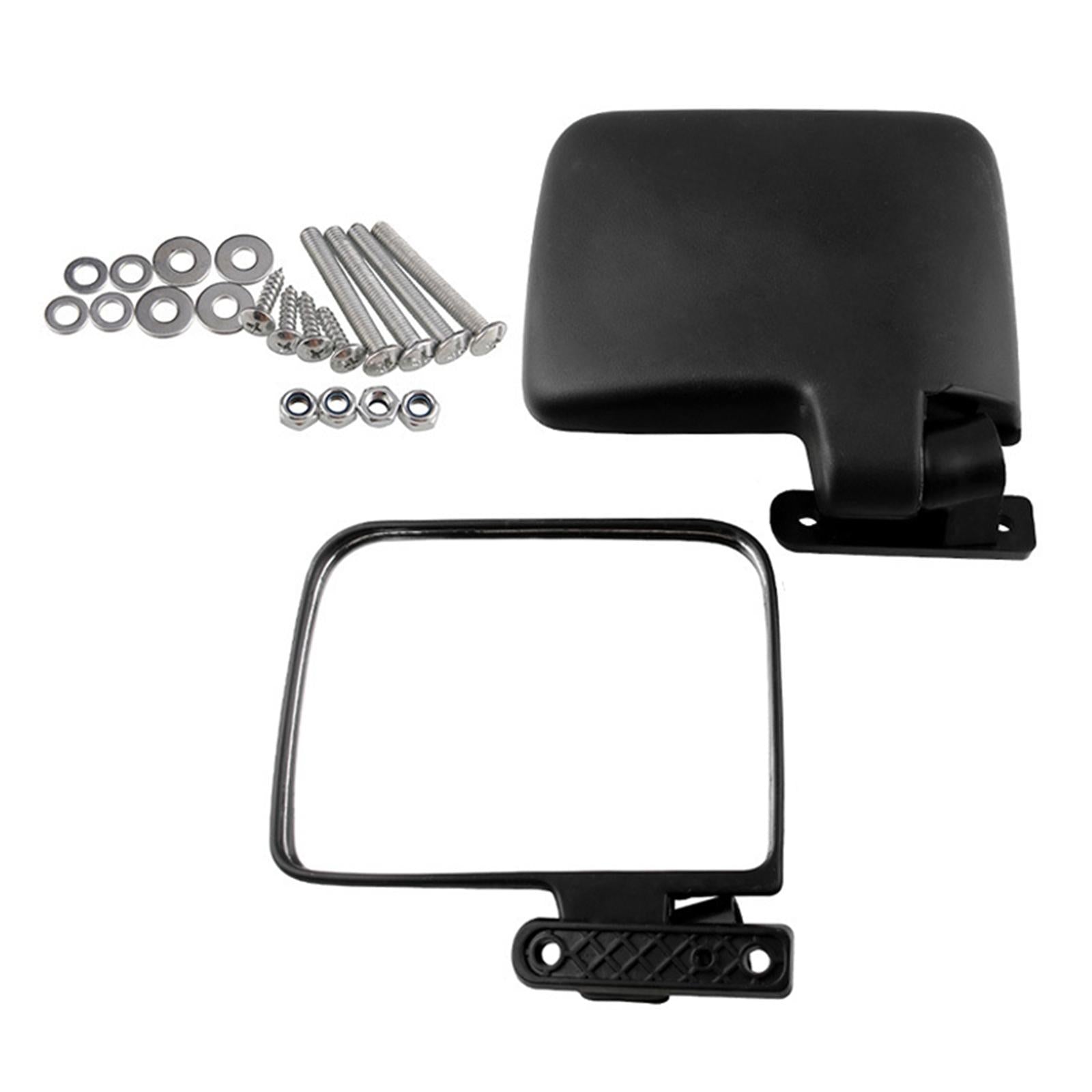 1Pair Golf Carts Side Mirrors Reversing Folding Adjustable Golf Cart Mirror