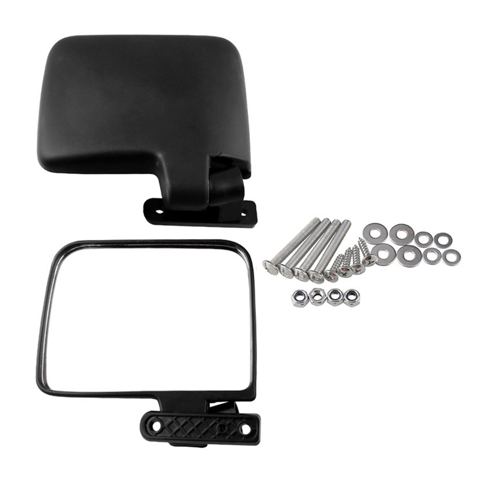 1Pair Golf Carts Side Mirrors Reversing Folding Adjustable Golf Cart Mirror
