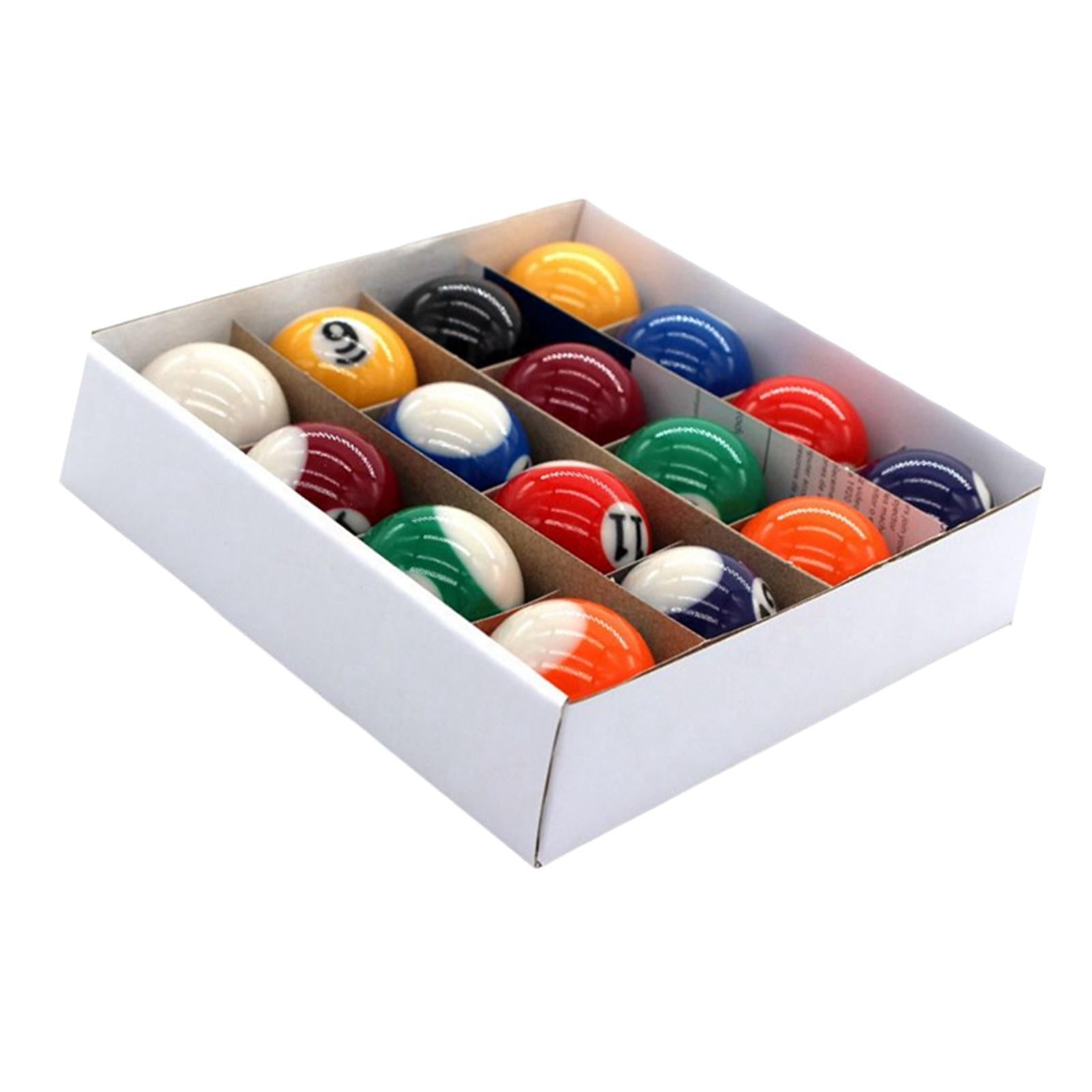 16Pcs Mini Billiard Balls Pool Table Balls 25mm Kids Toys for Leisure Sports