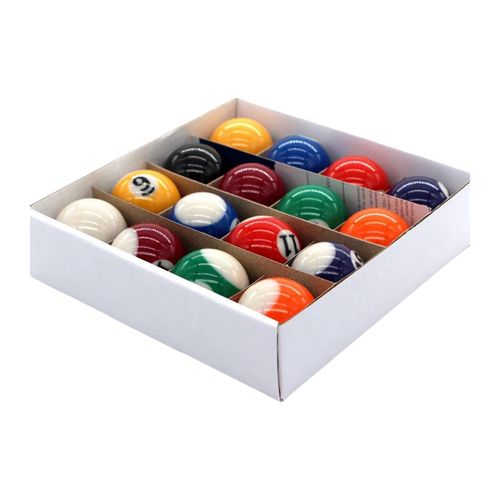 16Pcs Mini Billiard Balls Pool Table Balls 25mm Kids Toys for Leisure Sports