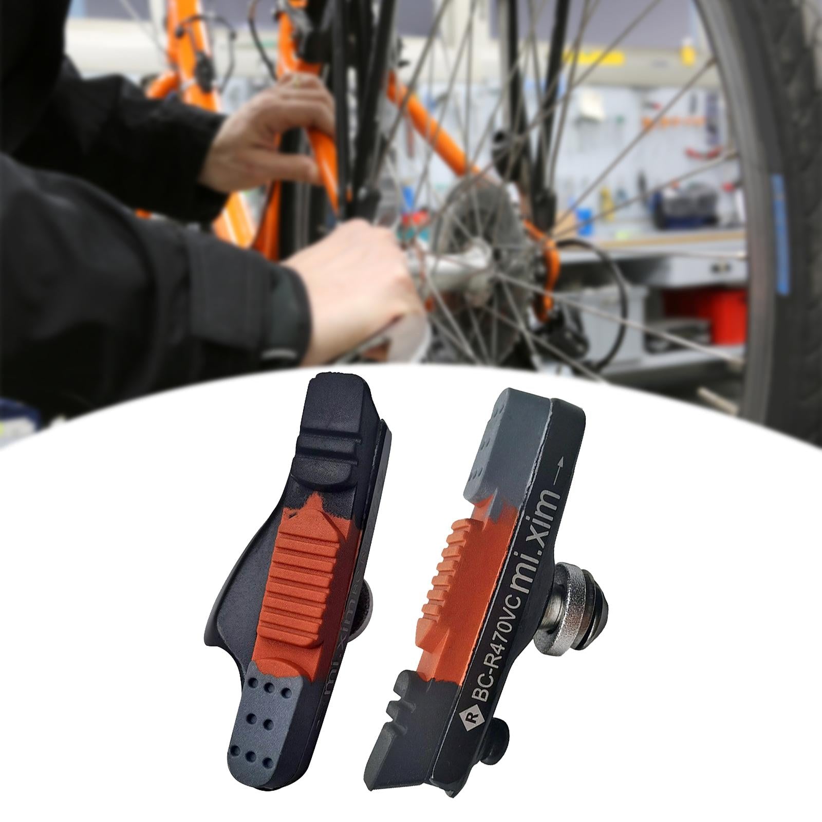 1 Pair Bike Brake Pad Accessories Adjustable for Road Bike Cycling MTB