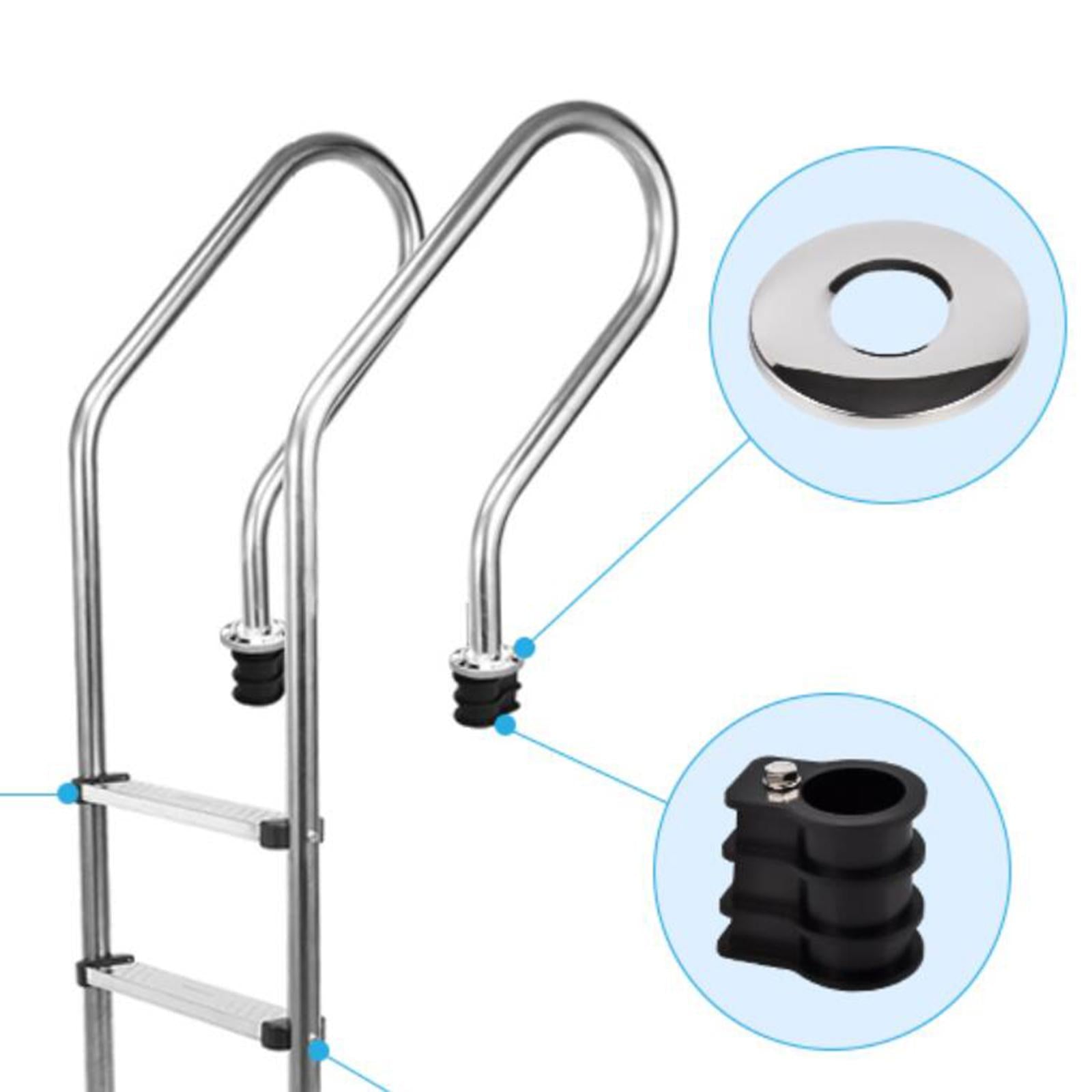 1 Pair Pool Ladder Anchor Pedal Accessory Durable Plastic for Swimming Pool