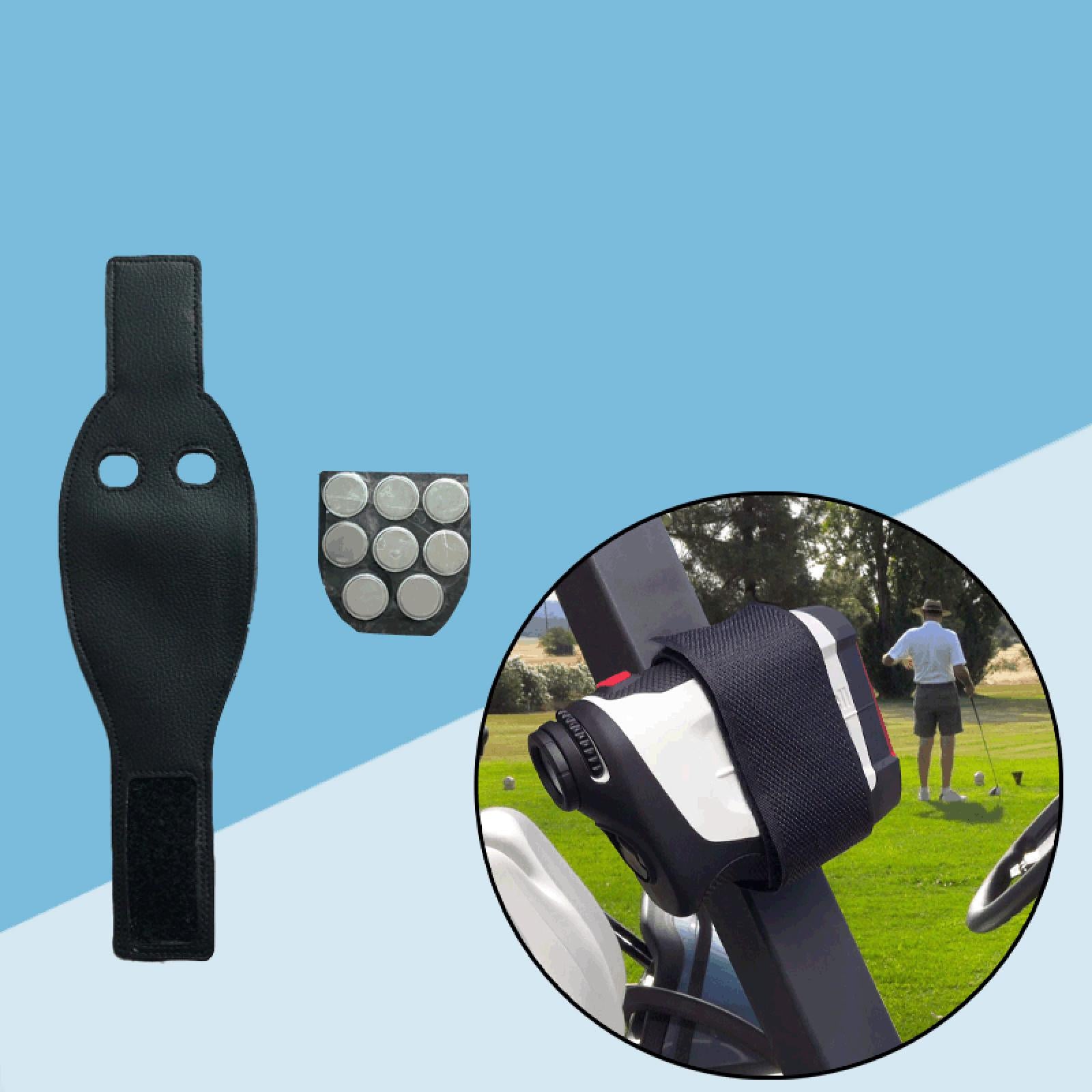1x Magnetic Golf Accessory Wrap Mount Golf Range Finder Strap for Railing