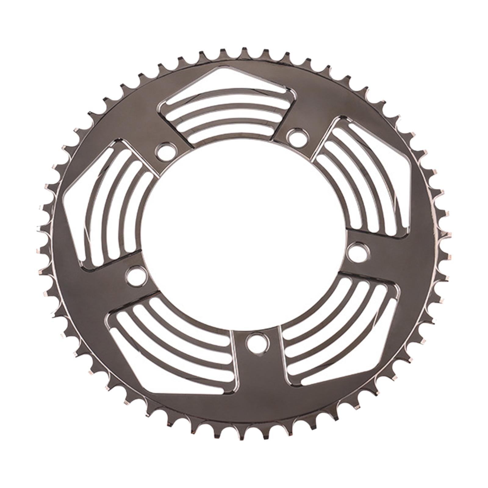 130BCD Folding Bikes Chainring Replacement Aluminum Sprocket 56T Black