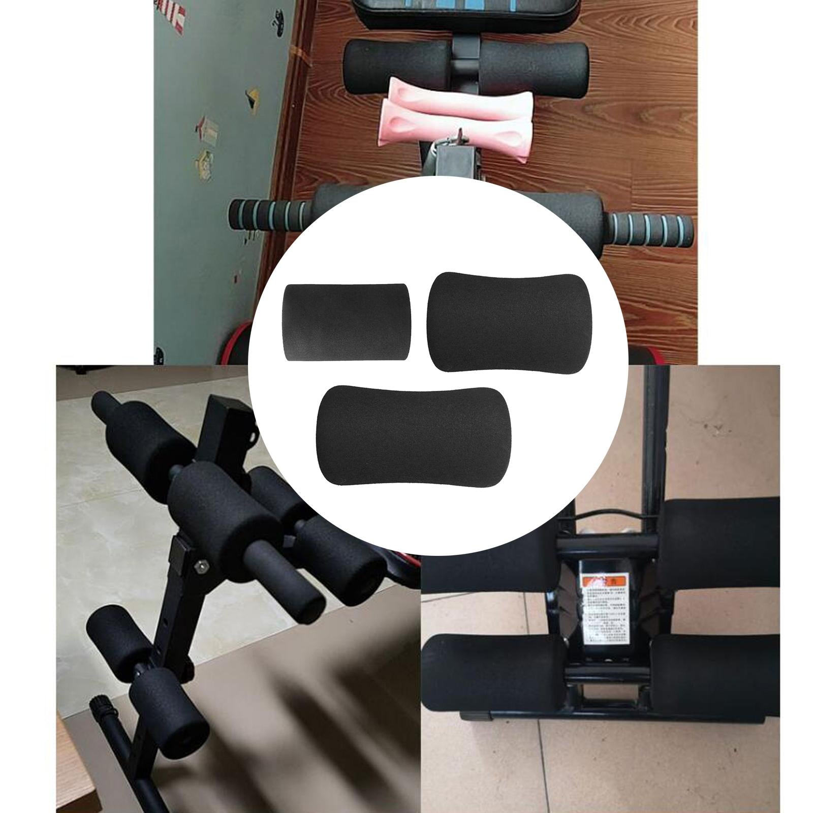 1 Pack Foam Grips for Home Gym Sit up Bar Machines Exercise Core Strength 13.5cm