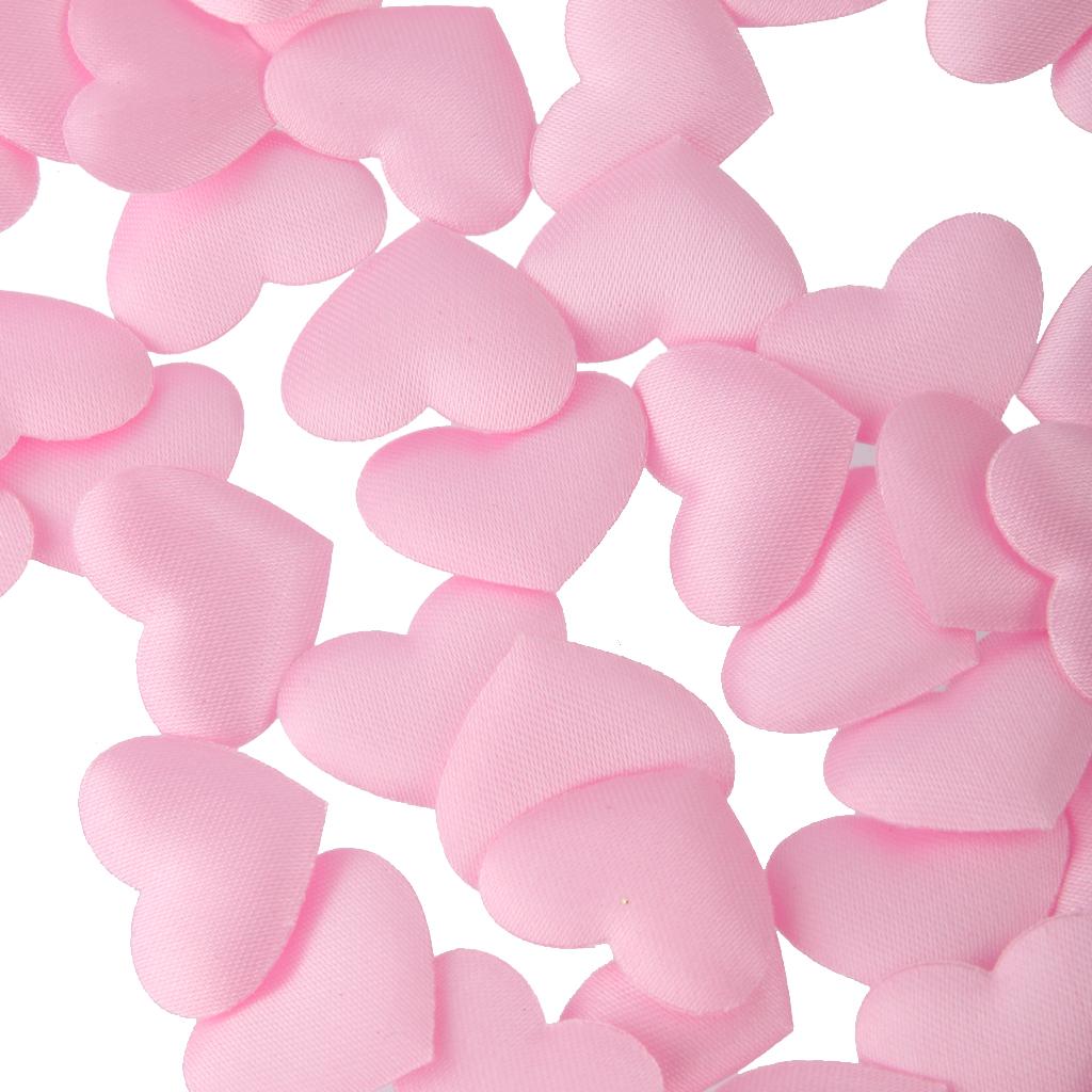 200Pcs Pink Heart Petal Flower Wedding Engagement Confetti Party Table Decor
