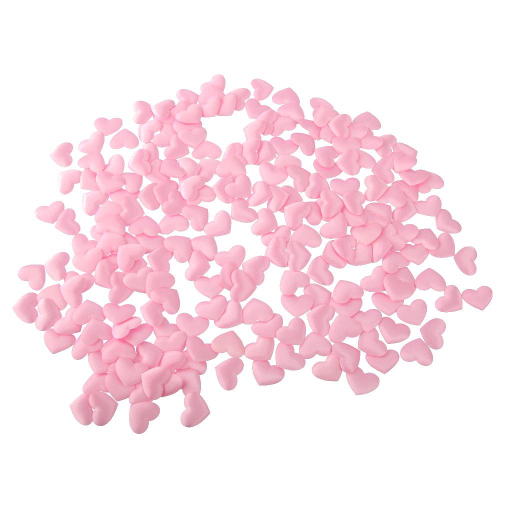 200Pcs Pink Heart Petal Flower Wedding Engagement Confetti Party Table Decor