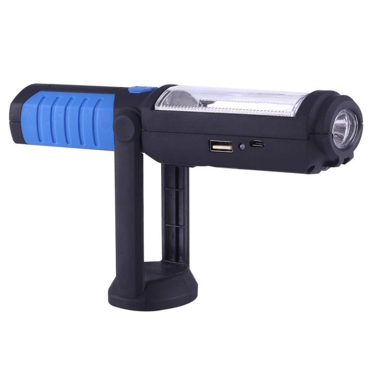 PR5W-1 5W COB+1W F8 IP43 Waterproof White Light LED Torch Work Light
