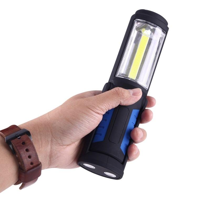 PR5W-1 5W COB+1W F8 IP43 Waterproof White Light LED Torch Work Light