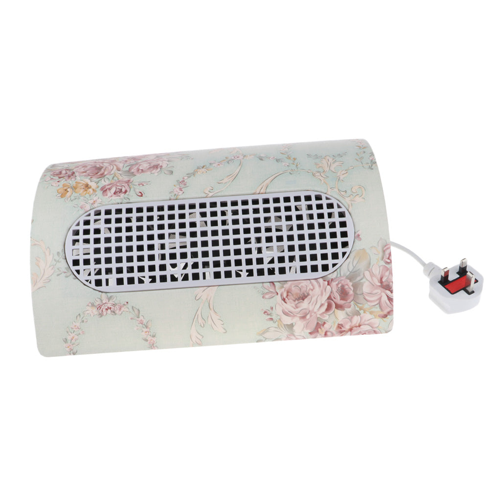 15W Non-spill Nail Art Dust Suction Vacuum Collector 3 Fans Suction Green