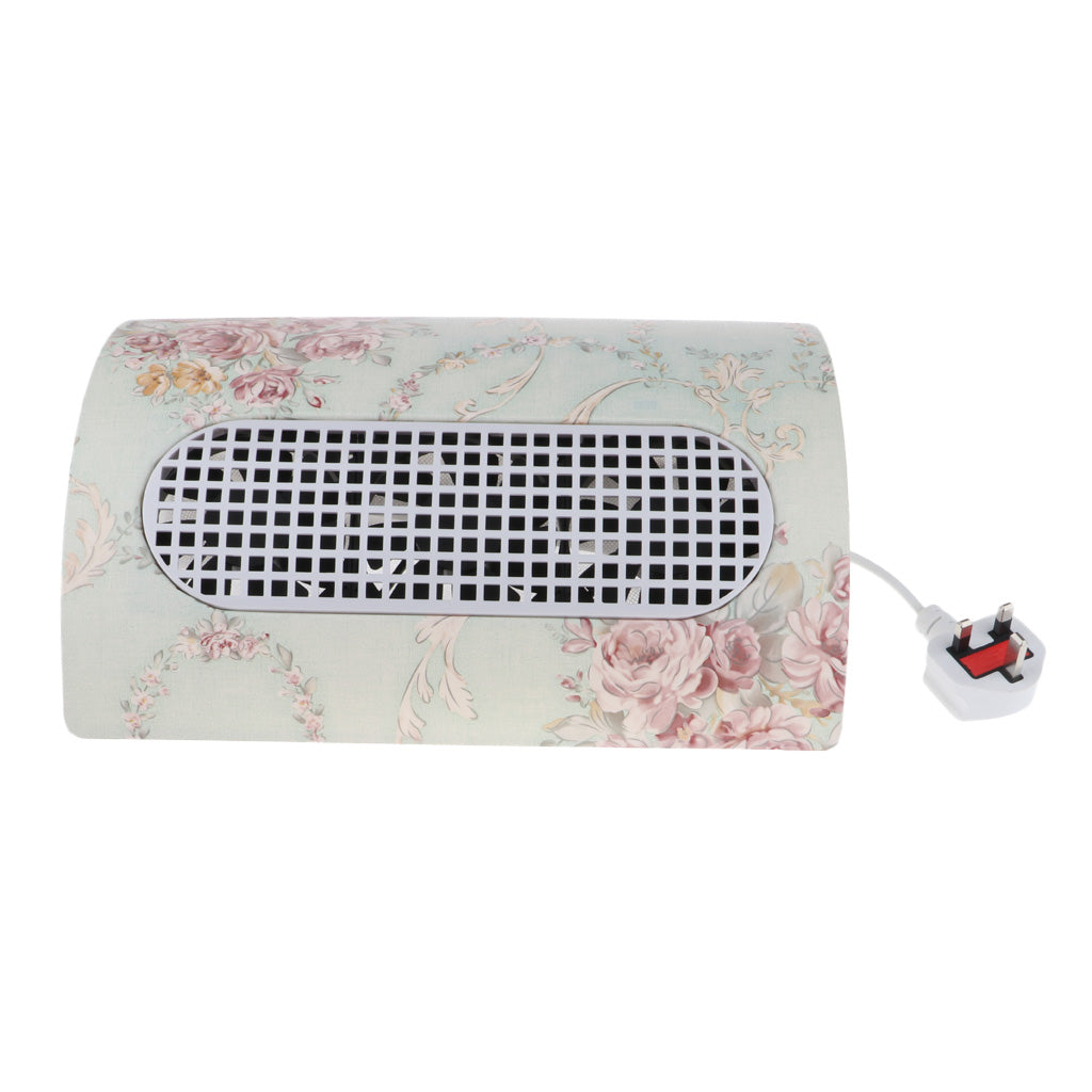 15W Non-spill Nail Art Dust Suction Vacuum Collector 3 Fans Suction Green